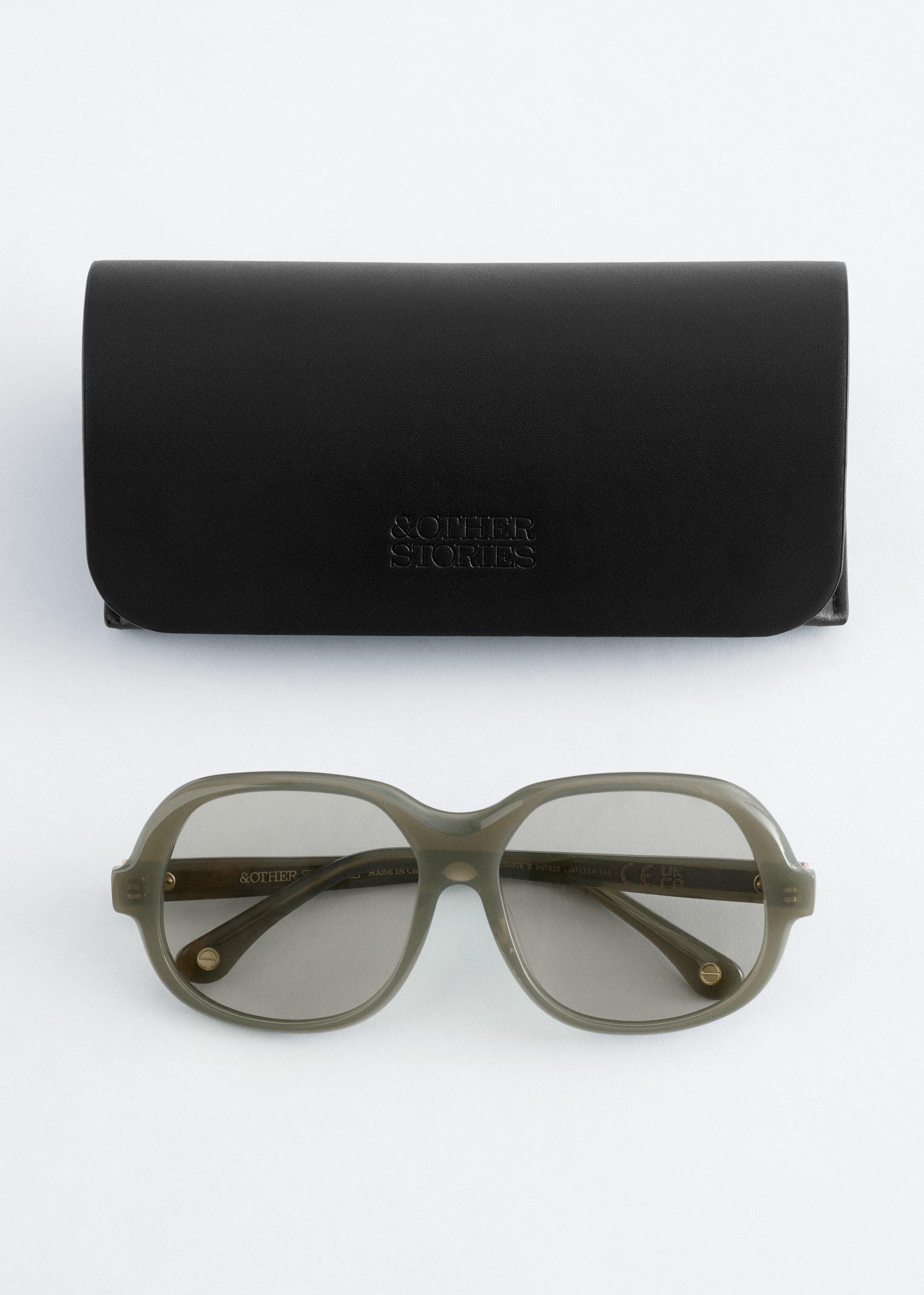 & Other Stories SQUARE-FRAME SUNGLASSES
