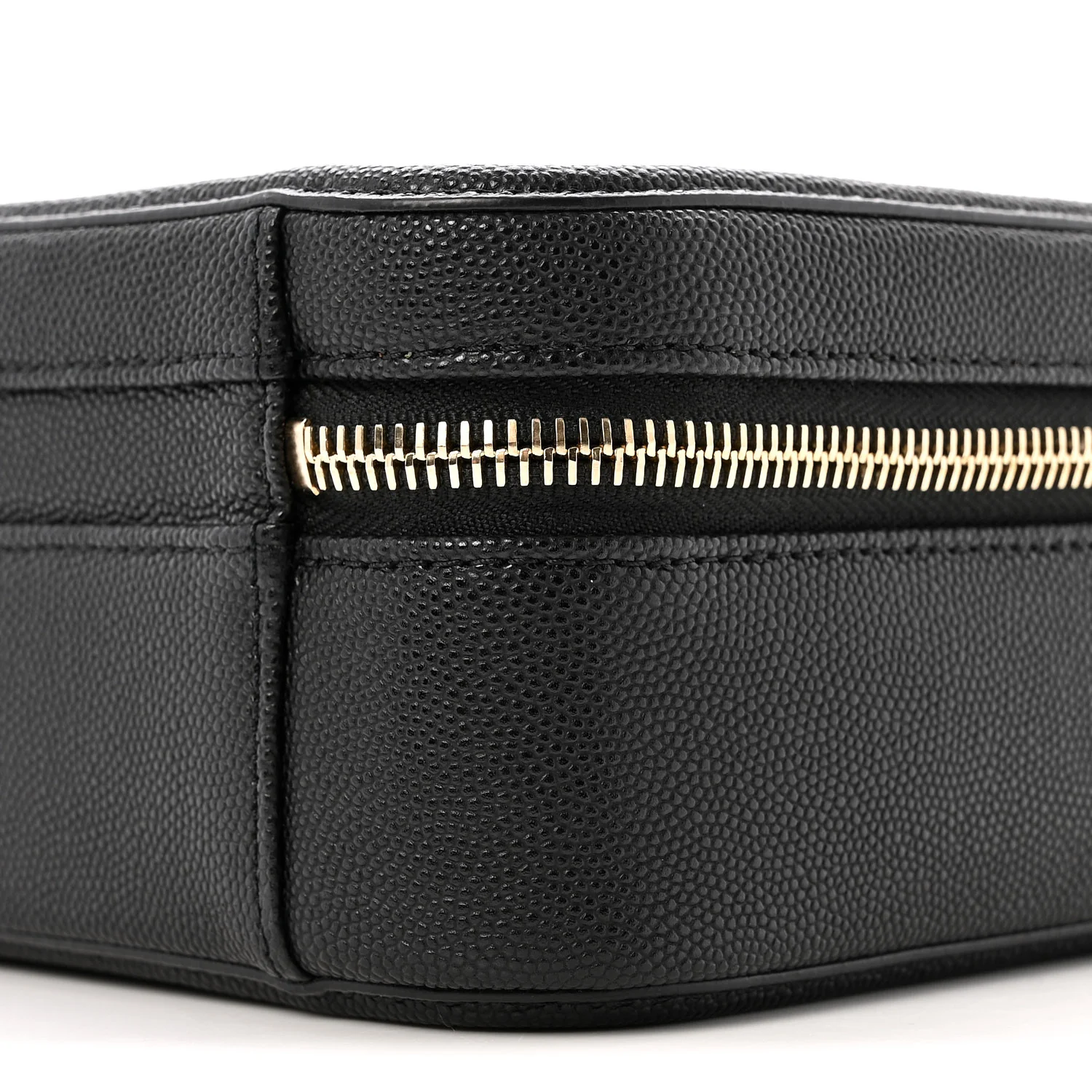Caviar Quilted Medium CC Filigree Vanity Case Black - Top Club