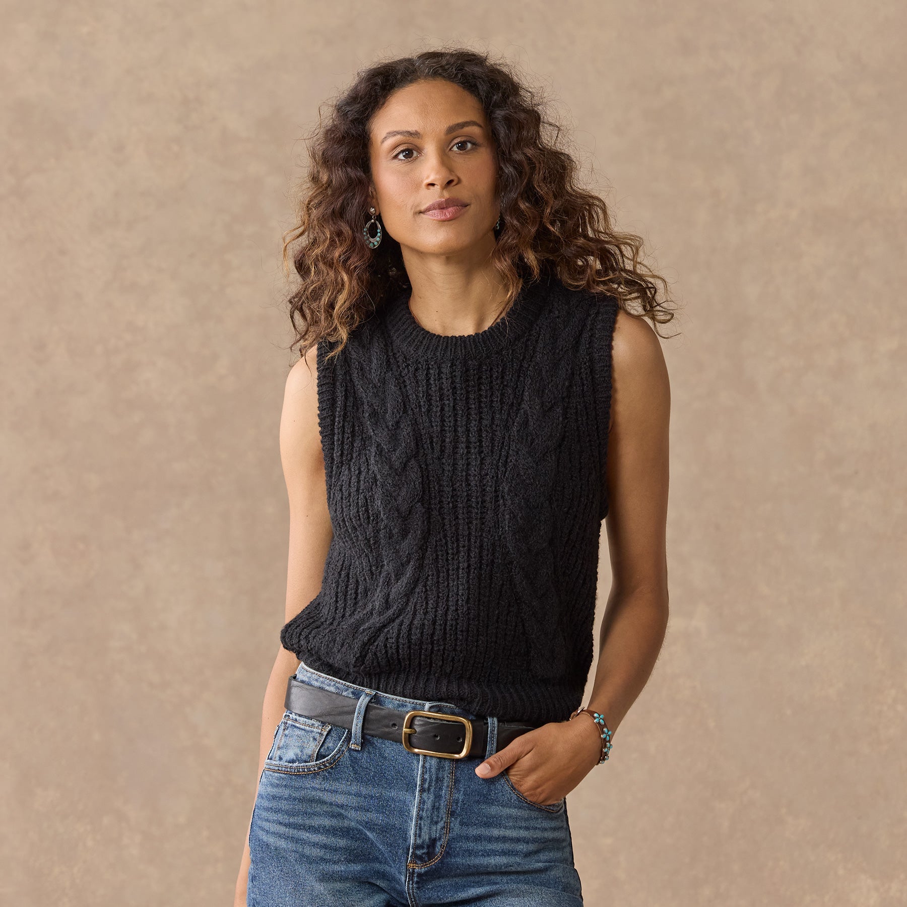 Carsyn Sweater Vest, Petite - Sundance Living
