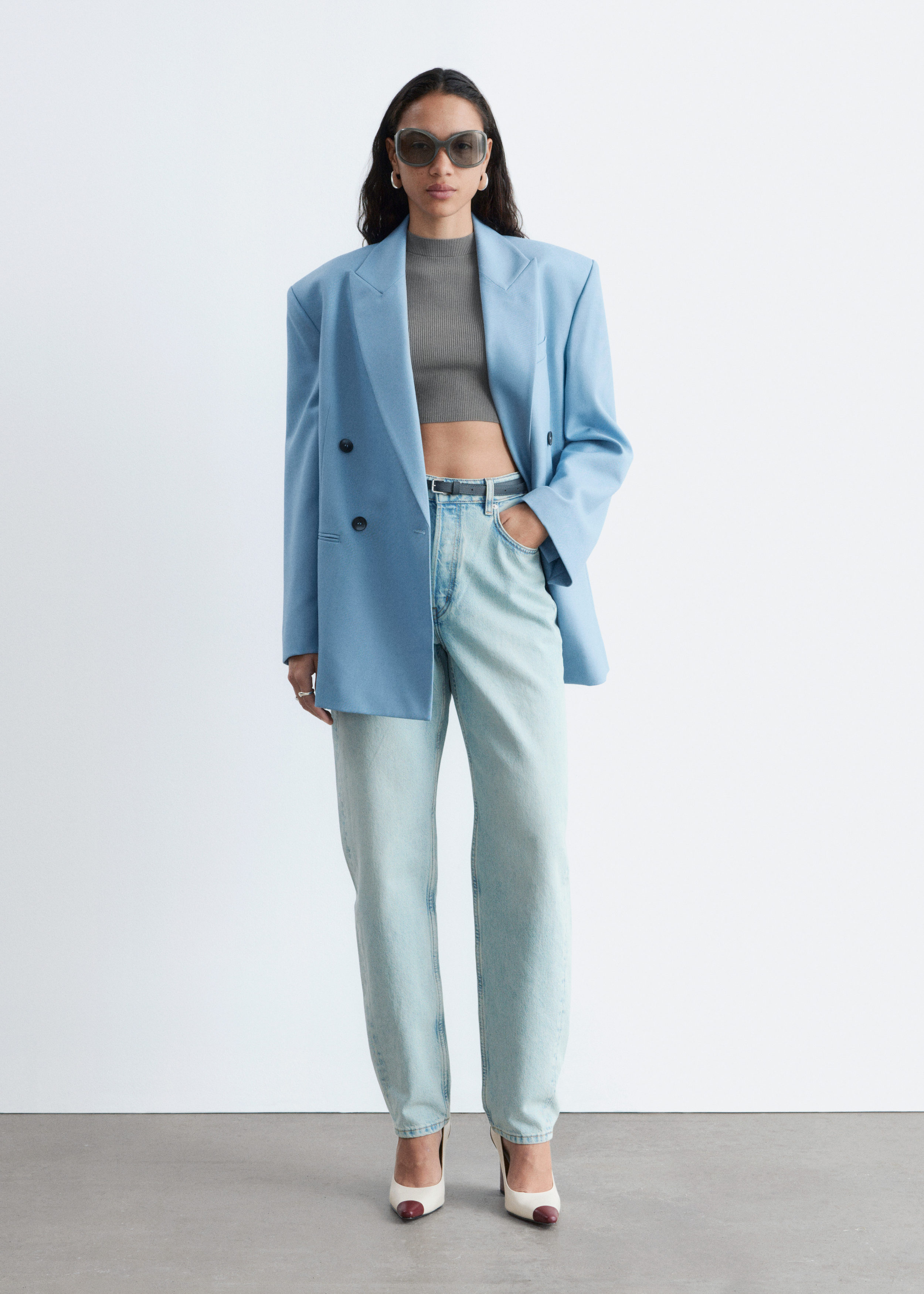 & Other Stories SLIM-FIT CROPPED T-SHIRT