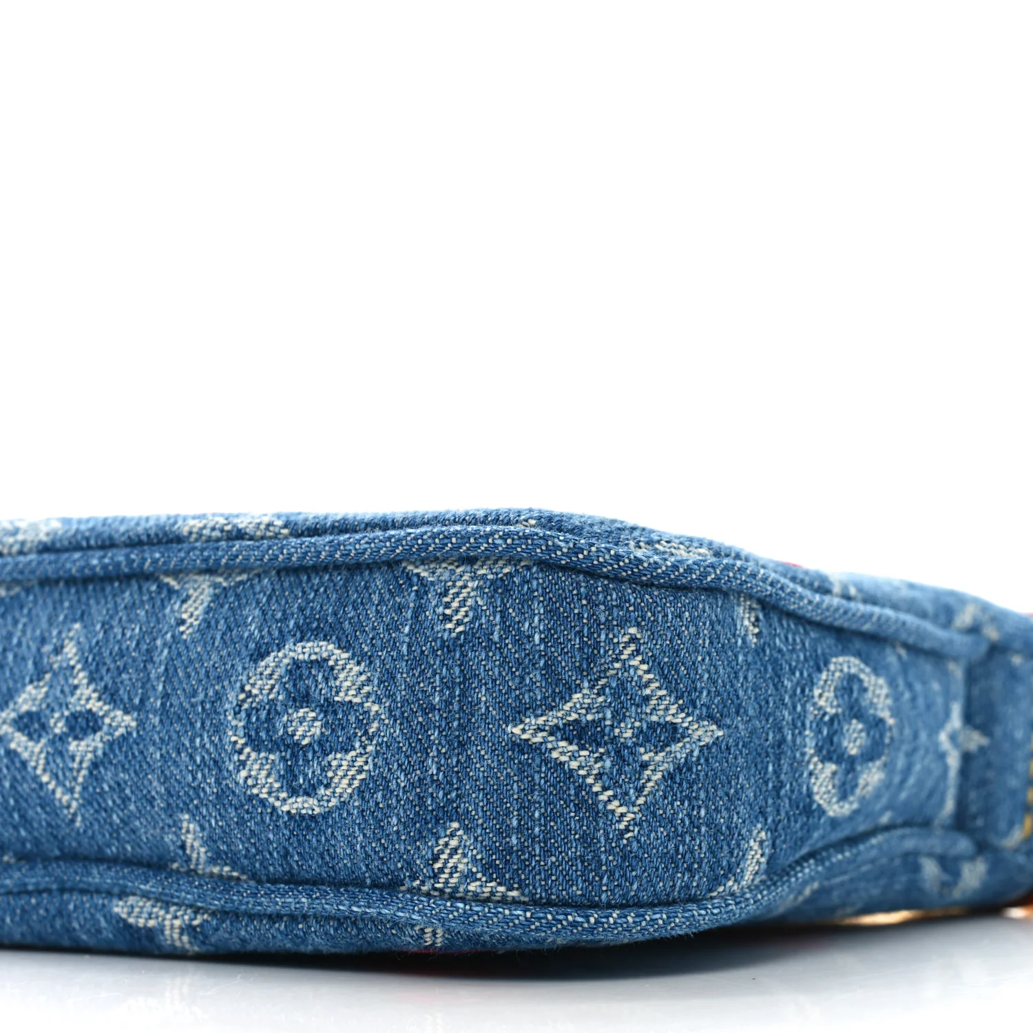 LV X TM Monogram Denim Cerises Pochette Accessories Blue - Top Club