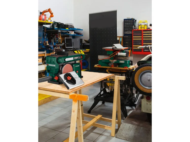 PARKSIDE belt and disc sander PBTS 370 B2, 370 W