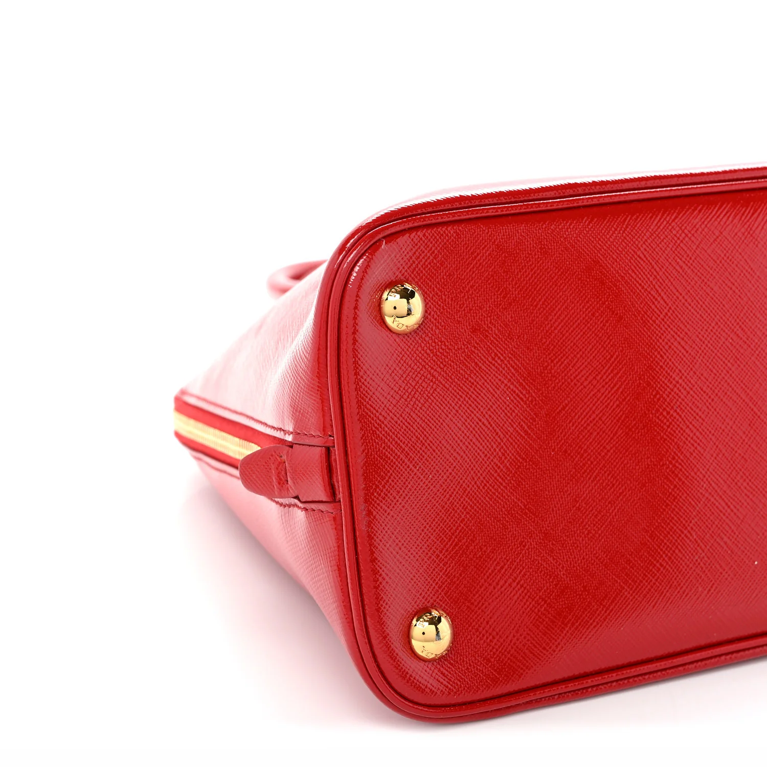 Saffiano Vernice Medium Promenade Tote Rosso - Top Club