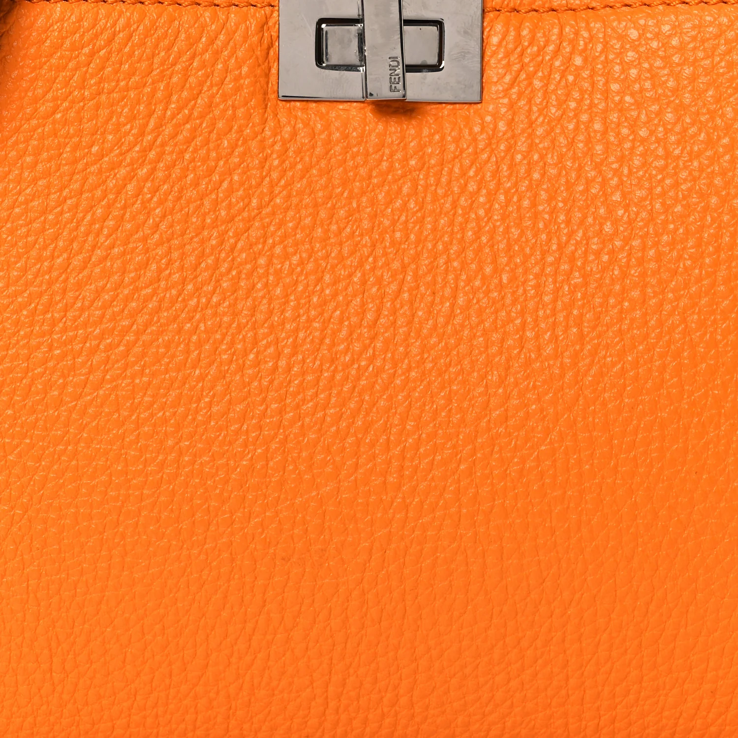 Cuoio Romano Vitello Cover Bi-Color Peekaboo I See U X Cross Satchel Orange - Top Club