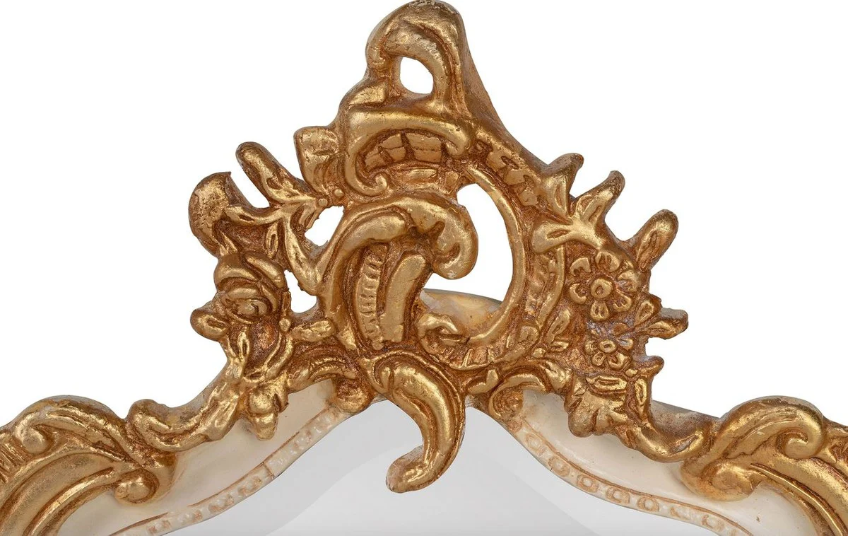 Baroque mirror antique style cream / gold 115 x 48 cm - furniture wall mirror