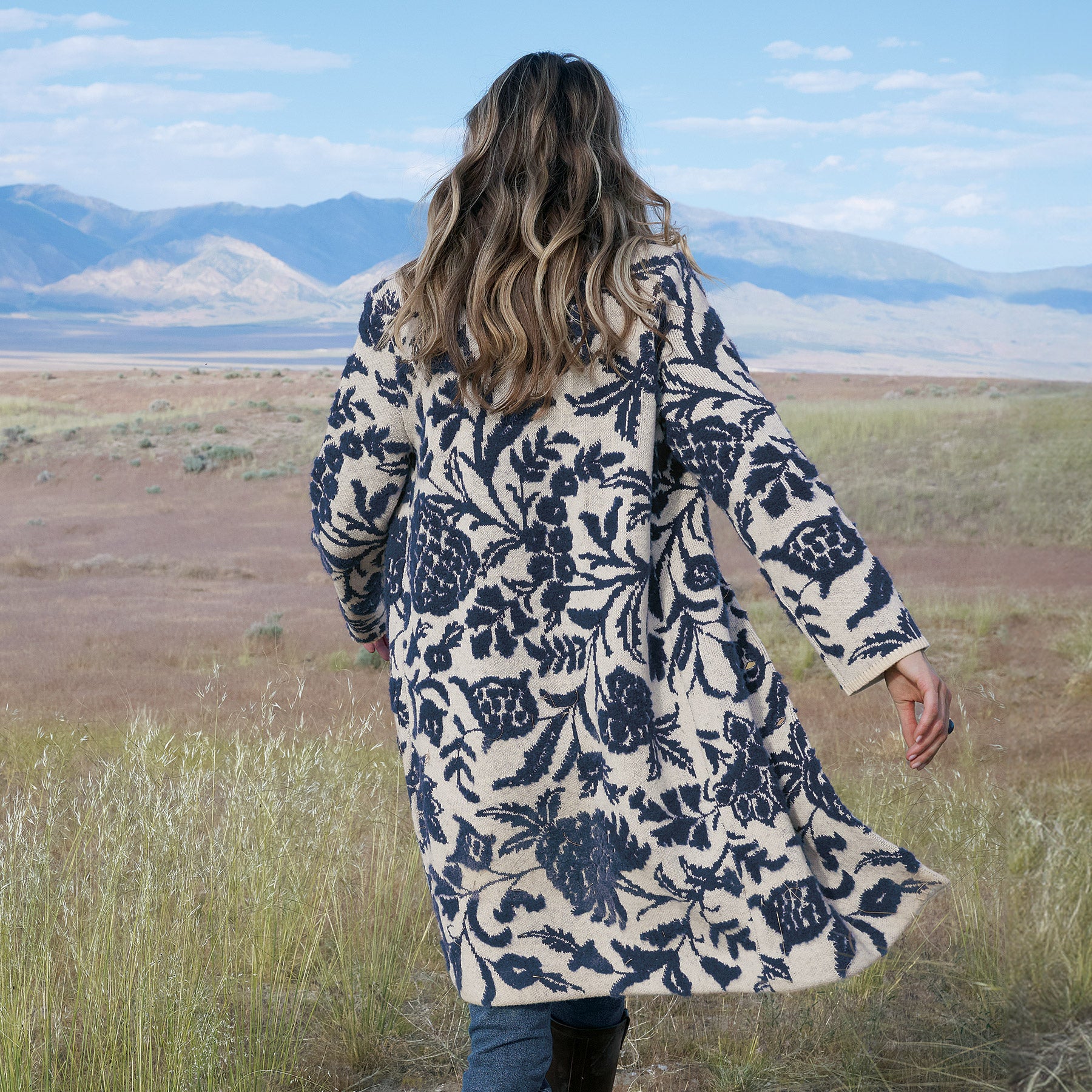 Grand Gardens Sweater Coat, Petite - Sundance Living