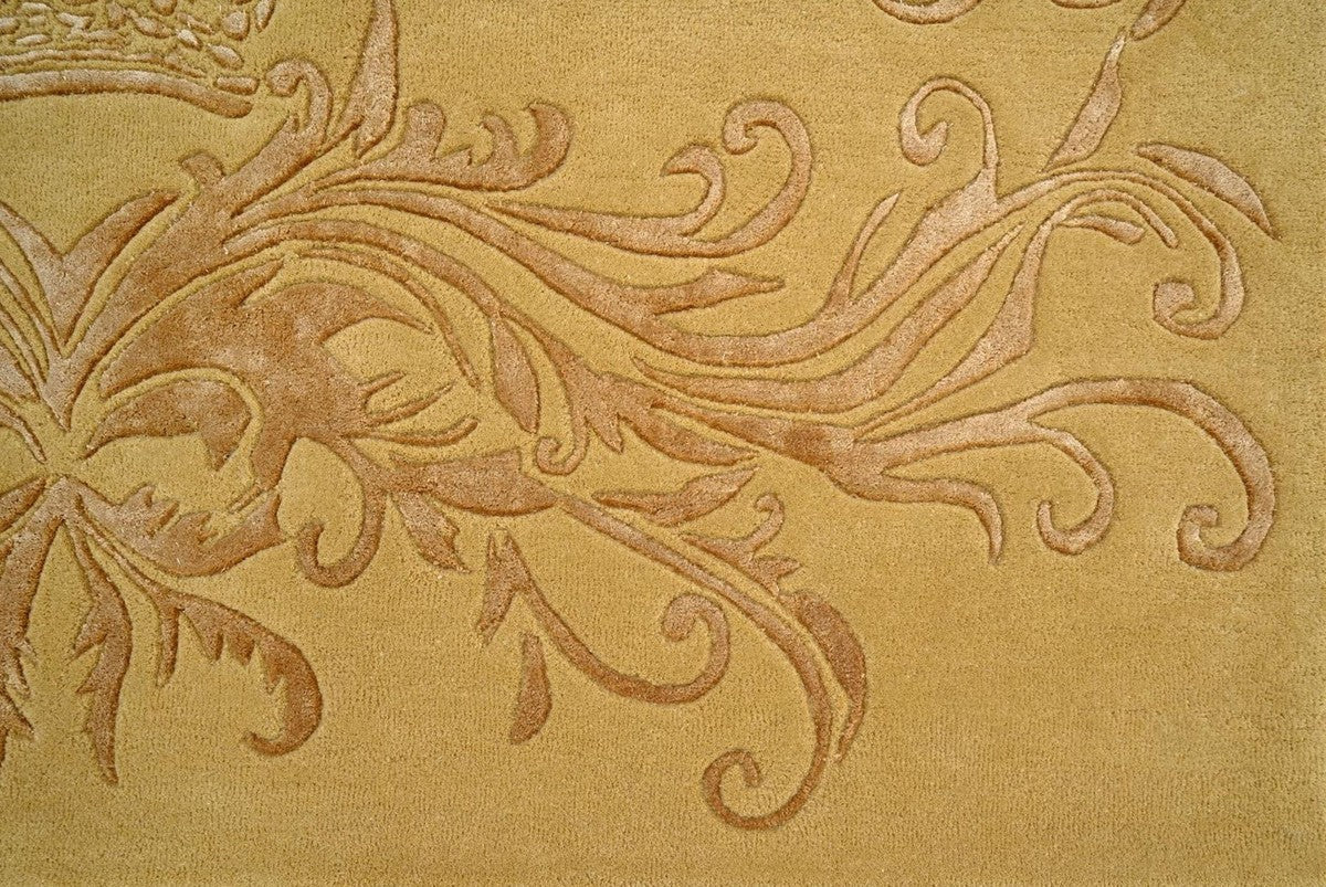Pompöös by Luxury Baroque Carpet Crown by Harald Glööckler Gold - Various Sizes