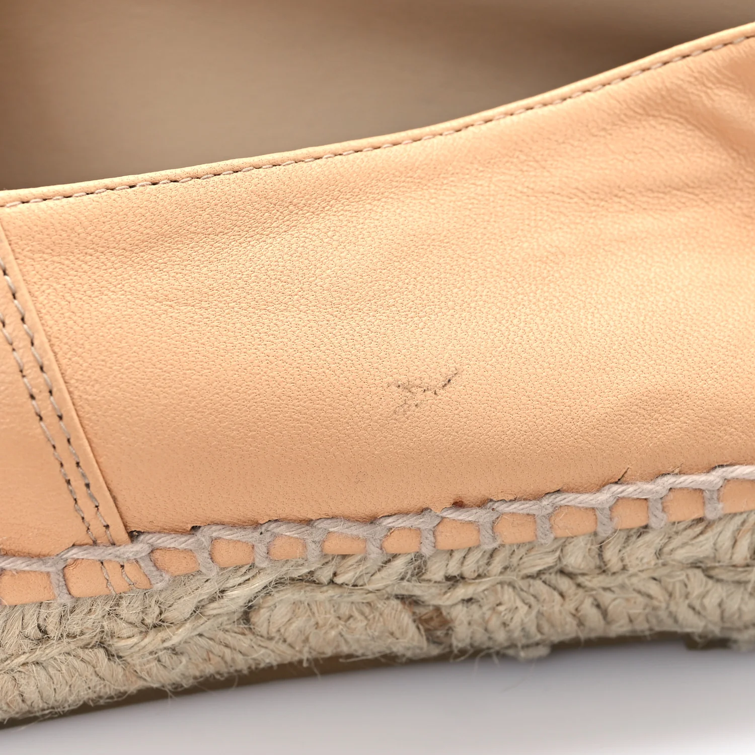 Lambskin CC Espadrilles 38 Nude - Top Club