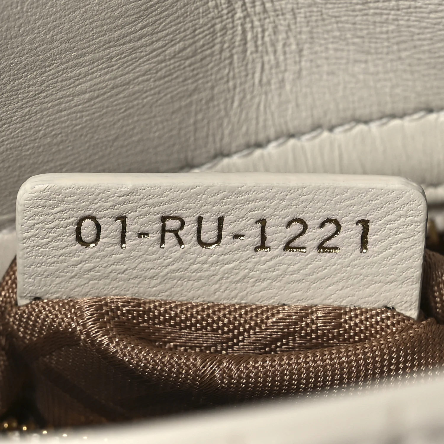 Lambskin Cannage Mini Lady Dior White - Top Club