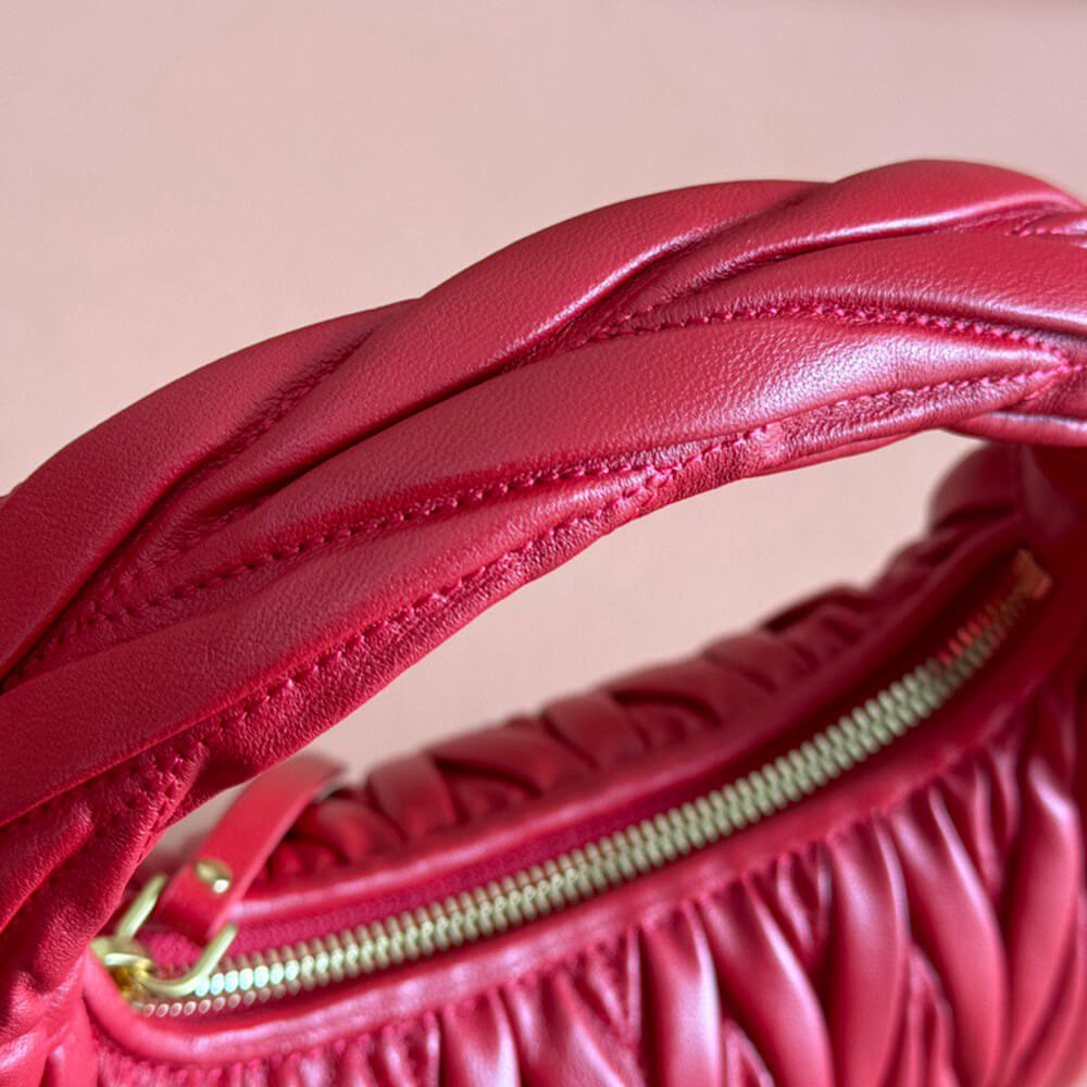 Small Wander matelasse nappa leather hobo bag(HIGH-END GRADE) - Top Club