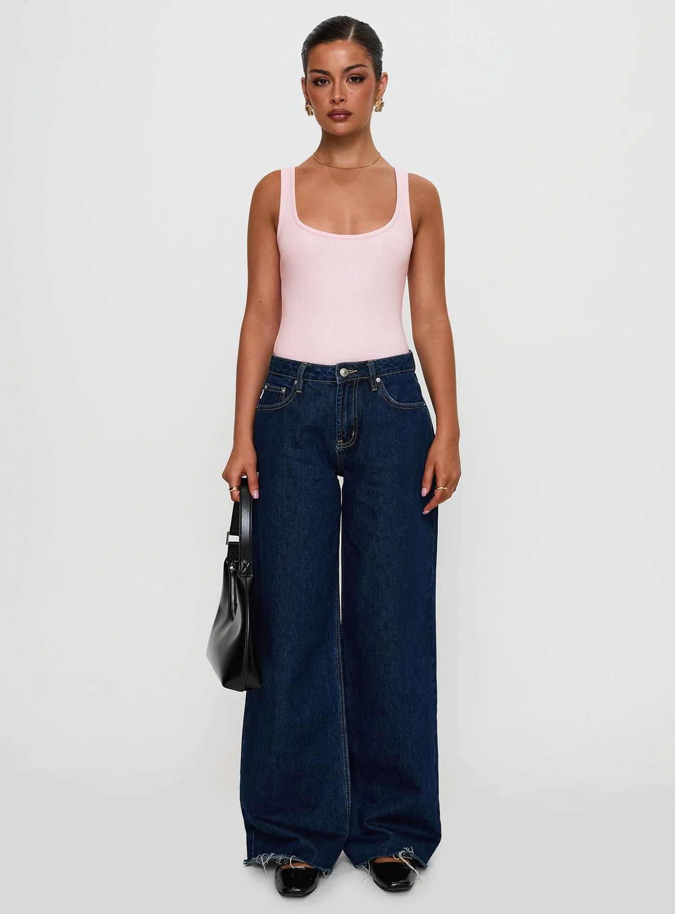 Baseline Rib Bodysuit Pink