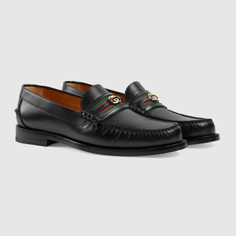 GUCCI MEN'S LOAFER WITH INTERLOCKING G - Sneaker Replica Workshop