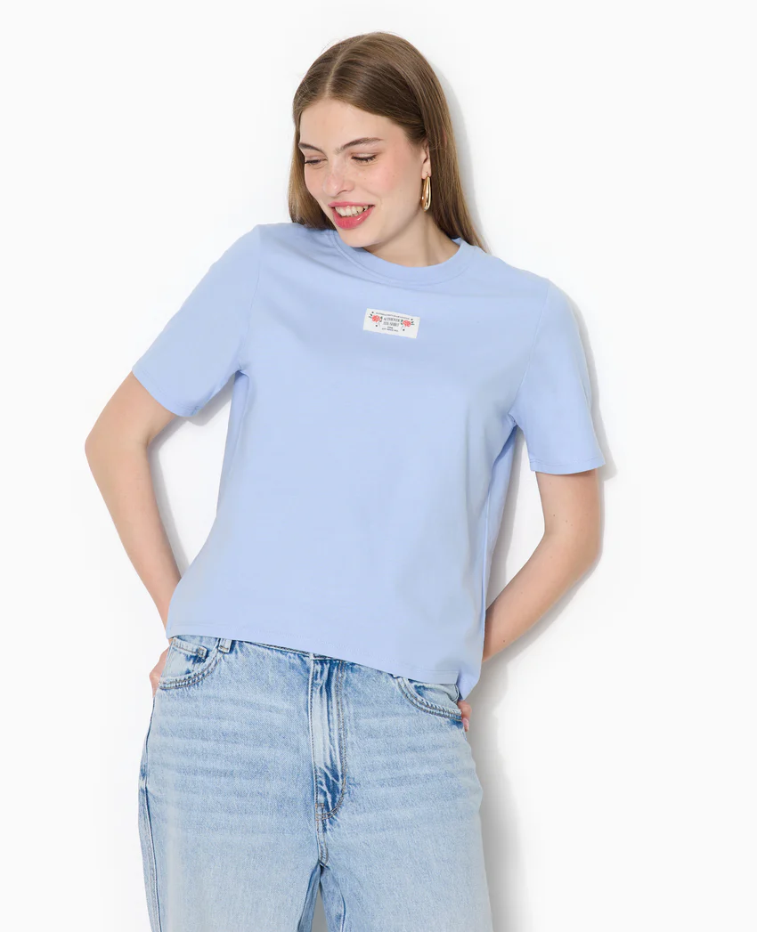 Pimkie T-shirt avec étiquette cousue devant
