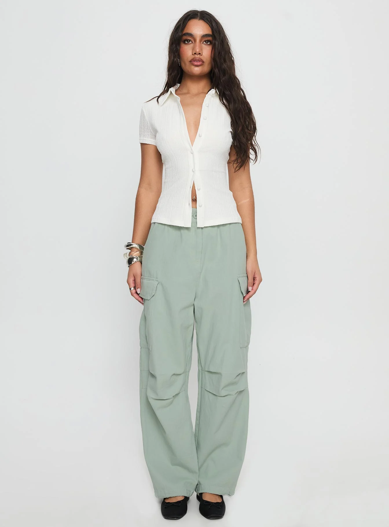 Elanthea Cargo Pants Green