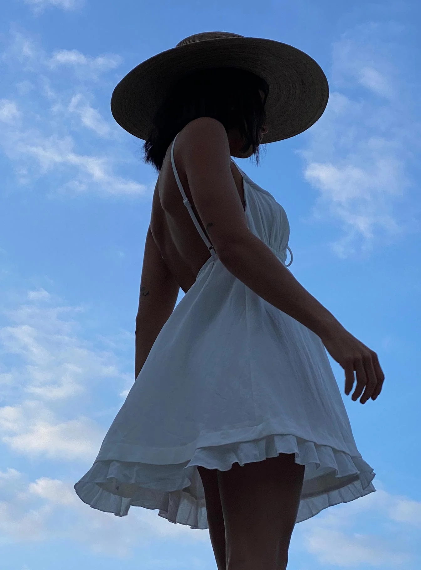 Empress Of Love Mini Dress White