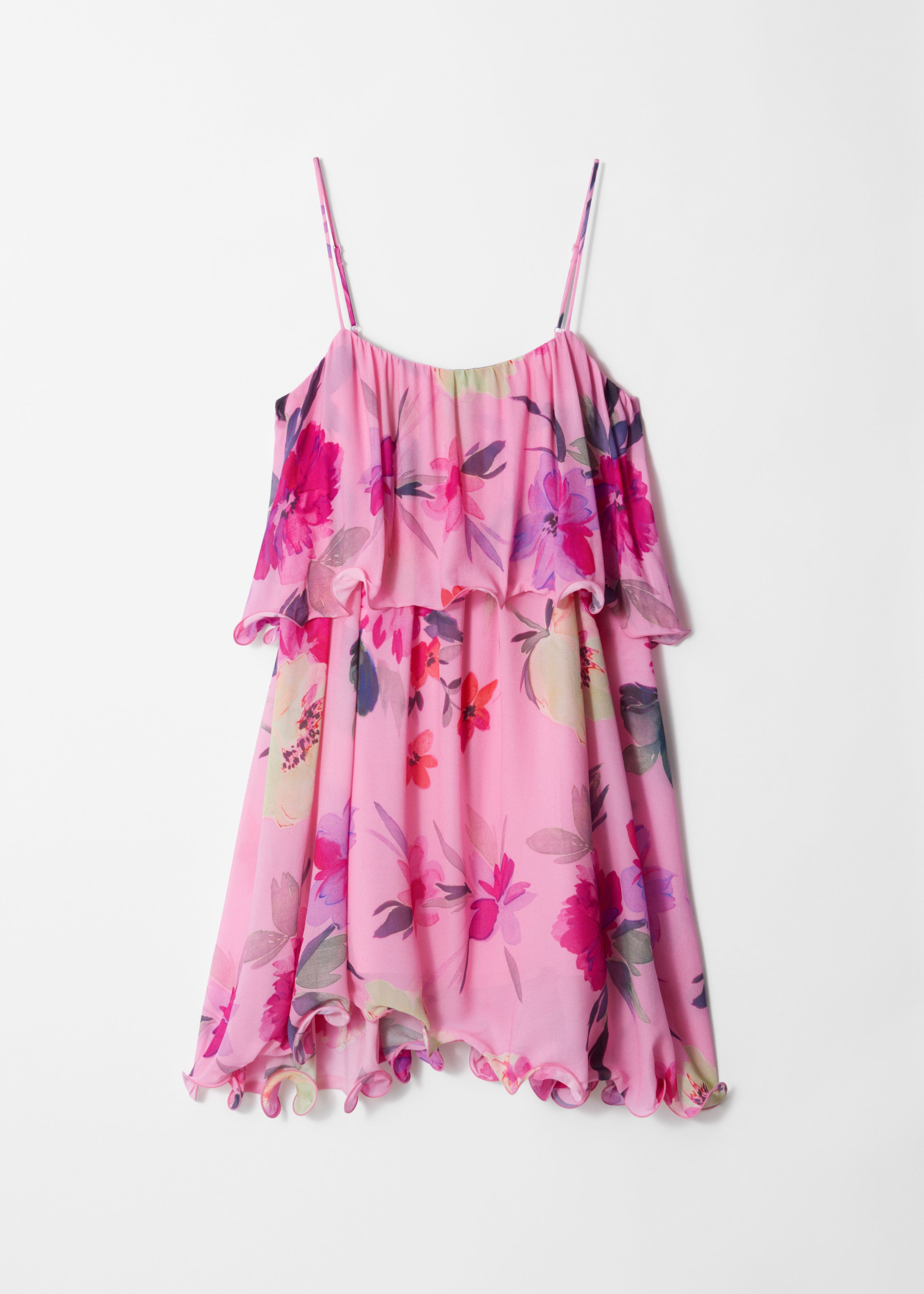 & Other Stories RUFFLE MINI DRESS