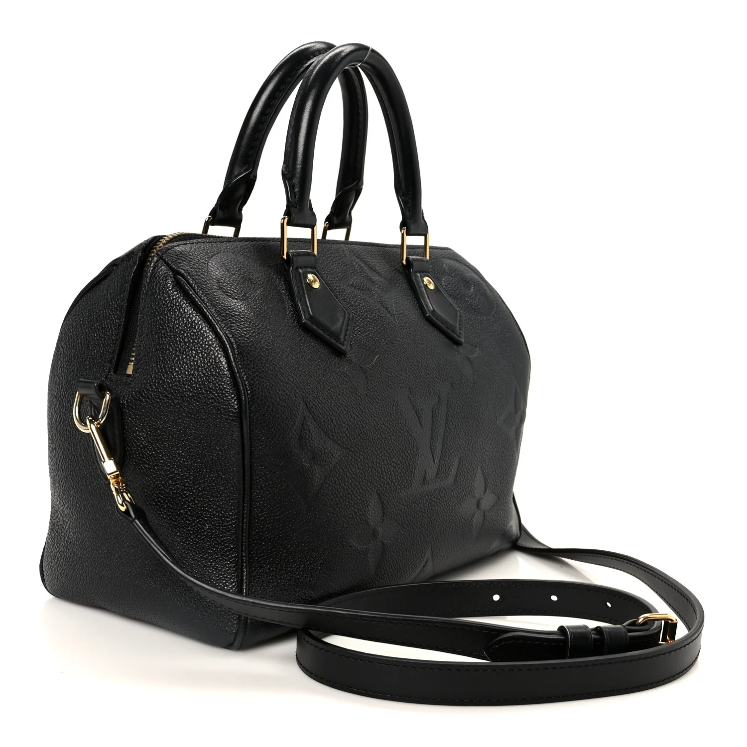 Empreinte Monogram Giant Speedy Bandouliere 25 Black - Top Club