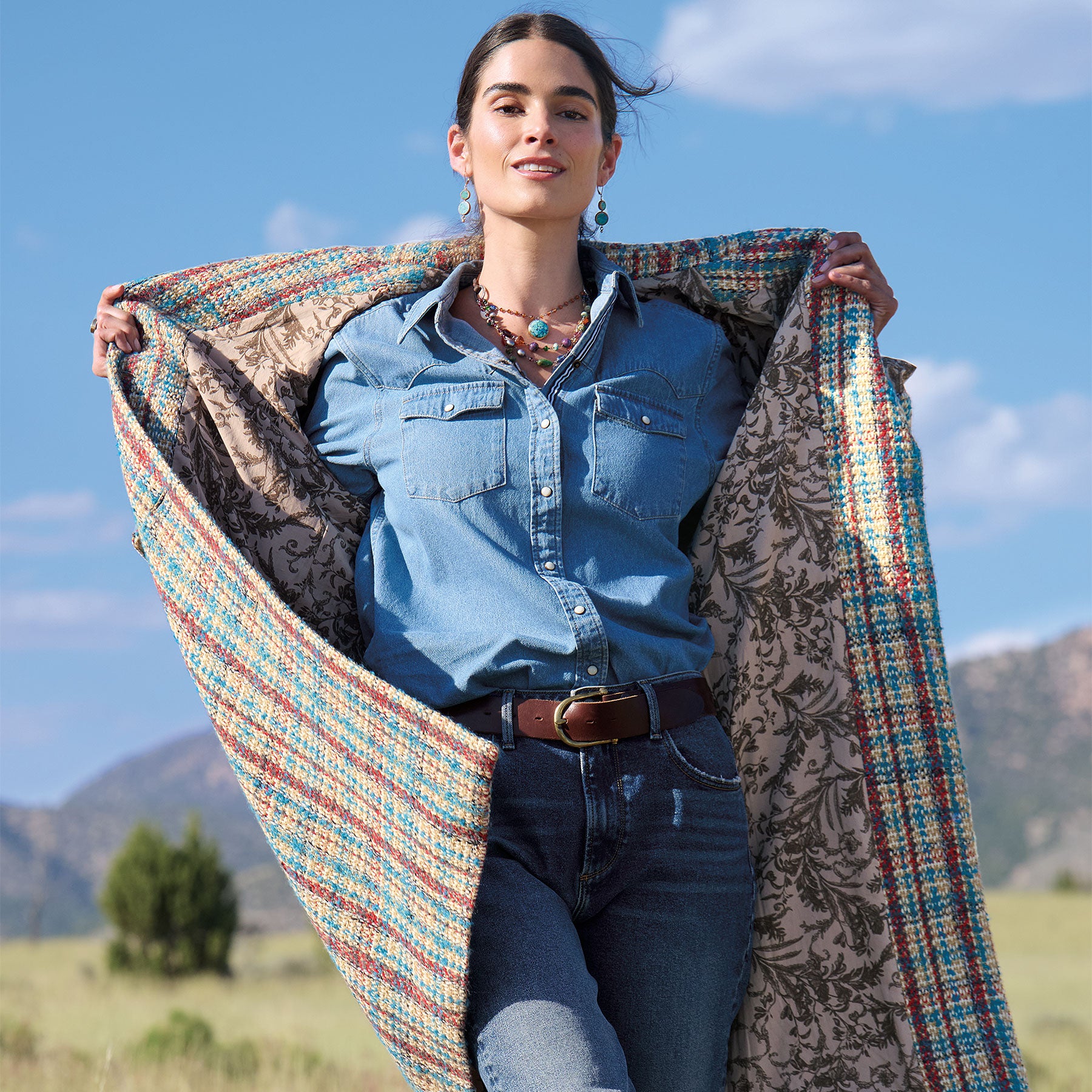 Hanna Tweed Coat, Petite - Sundance Living