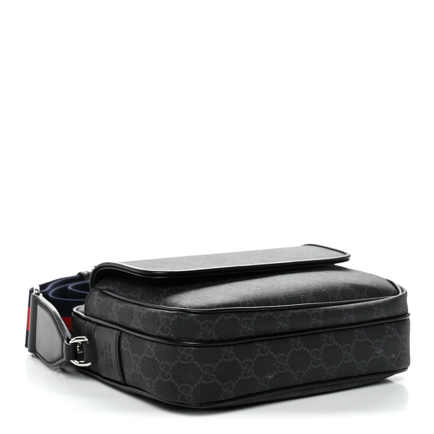 GG Supreme Monogram Small Crossbody Bag Black - Top Club