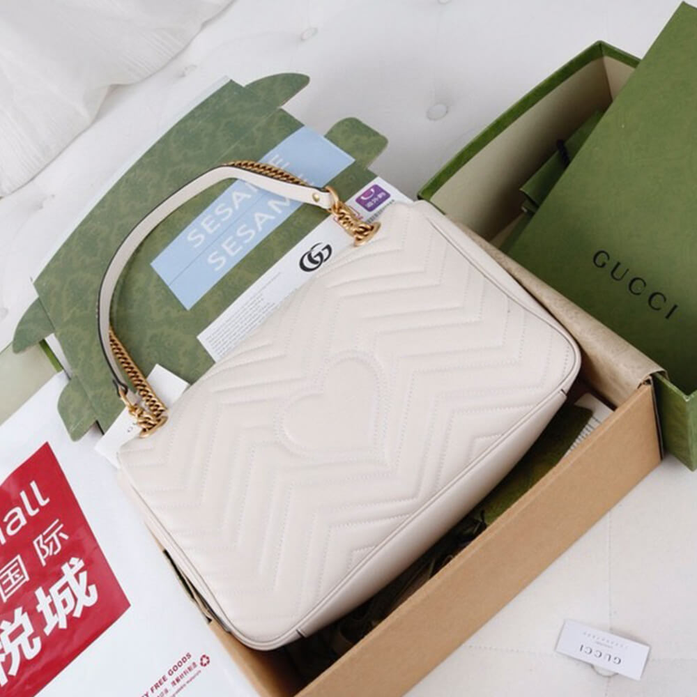 GG Marmont medium matelasse shoulder bag - Top Club