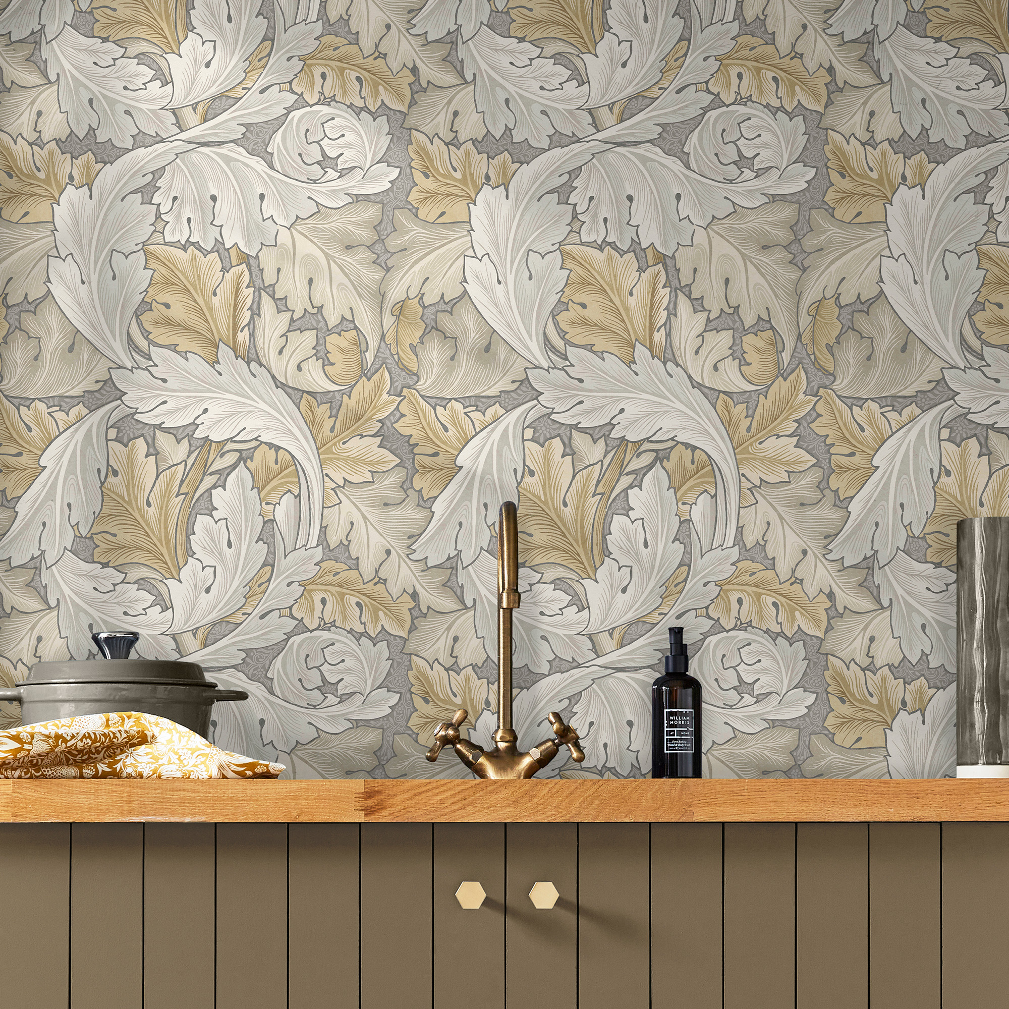 Vliesbehang Acanthus Neutral