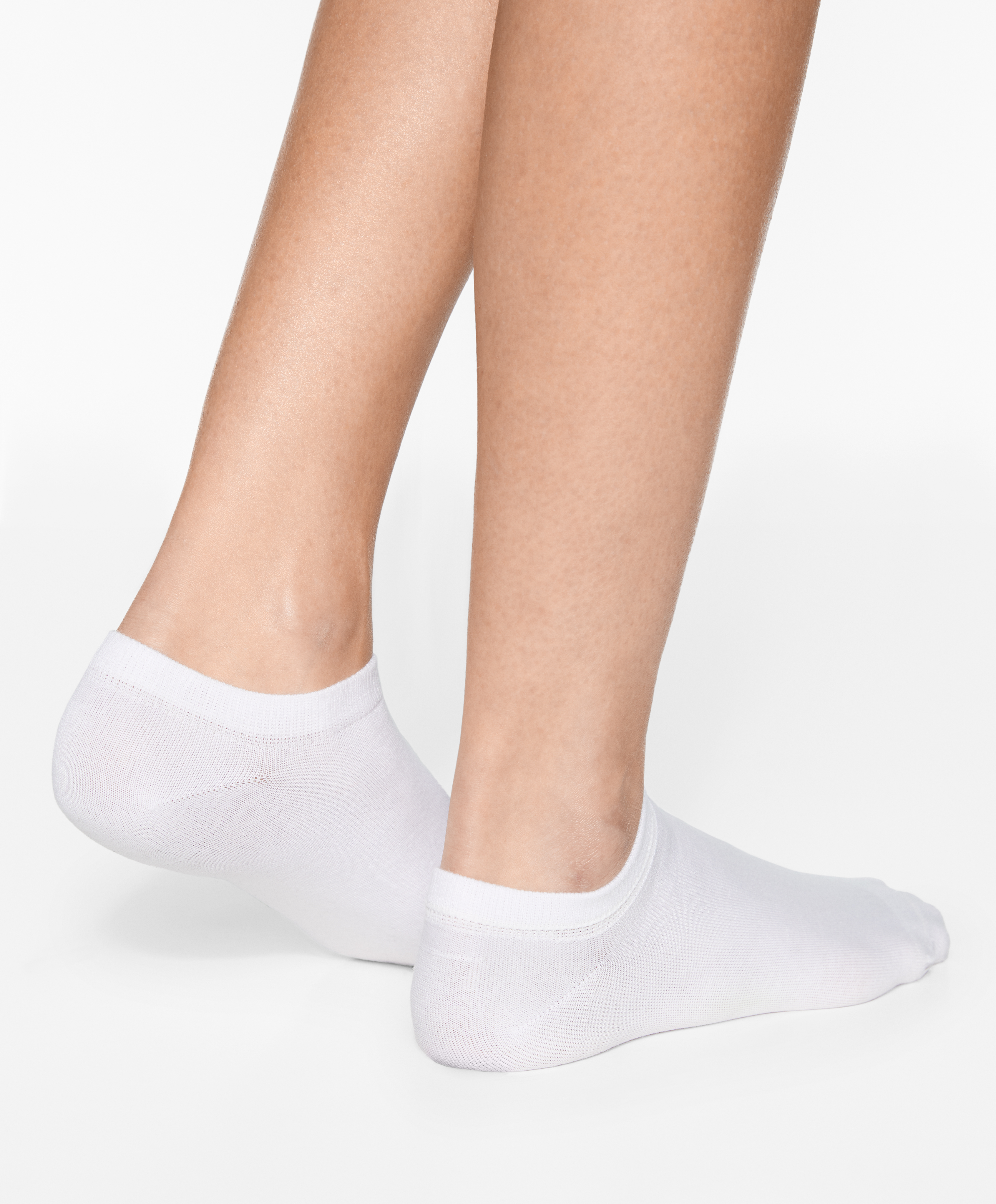 OYSHO 5 pairs of tab cotton blend sports sneaker socks