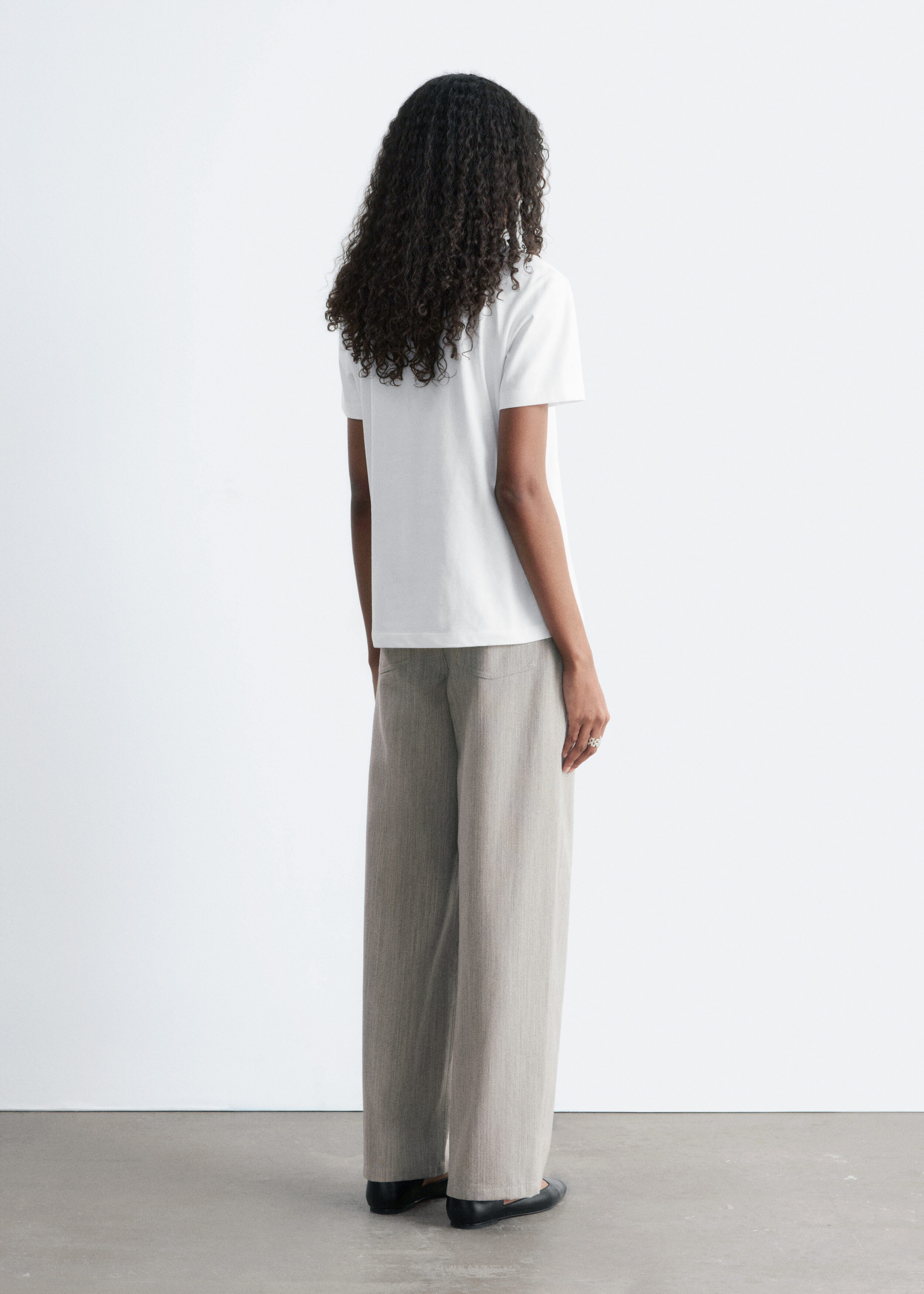 & Other Stories COTTON CREW-NECK T-SHIRT