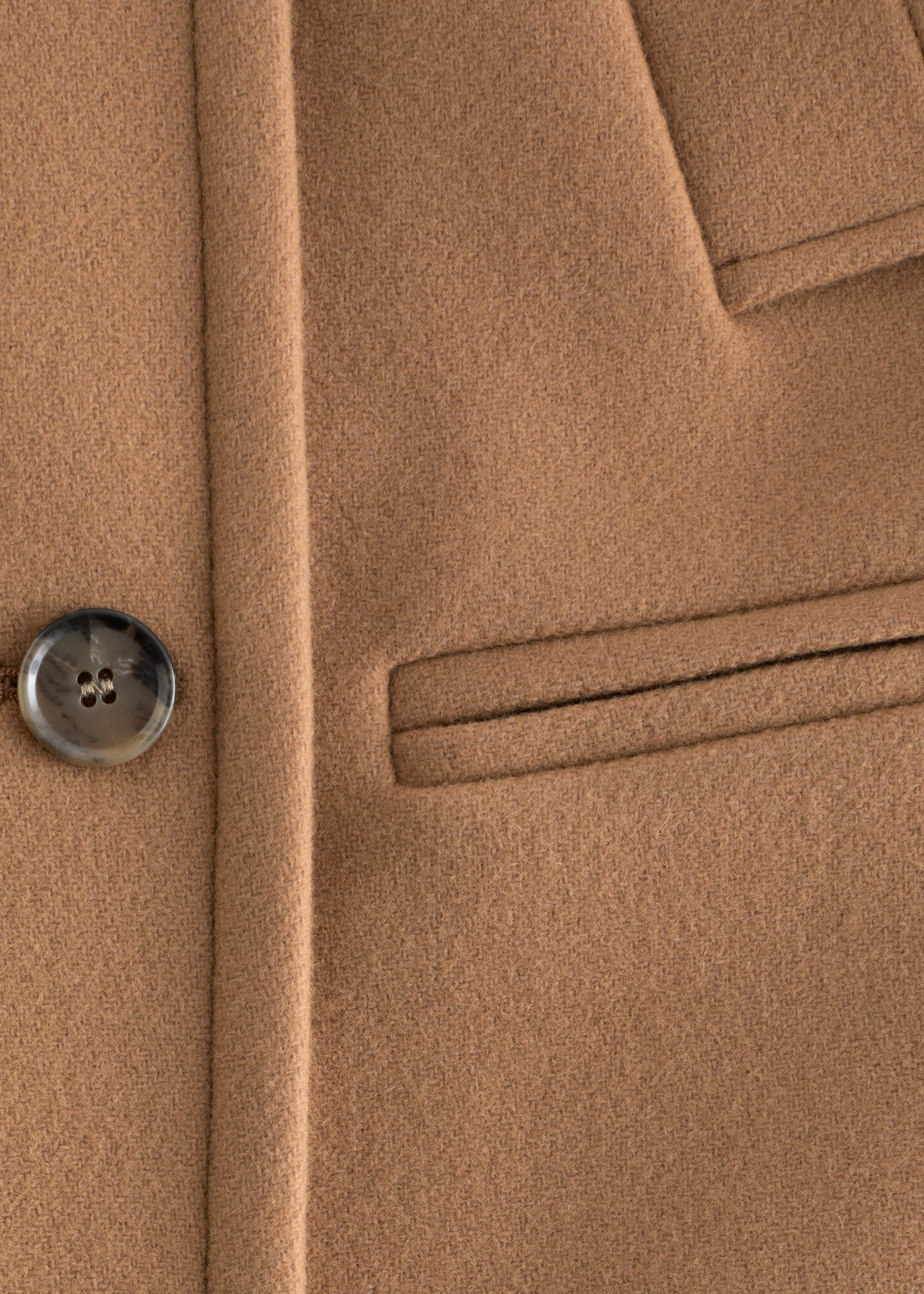 & Other Stories TAILORED WOOL PEA COAT