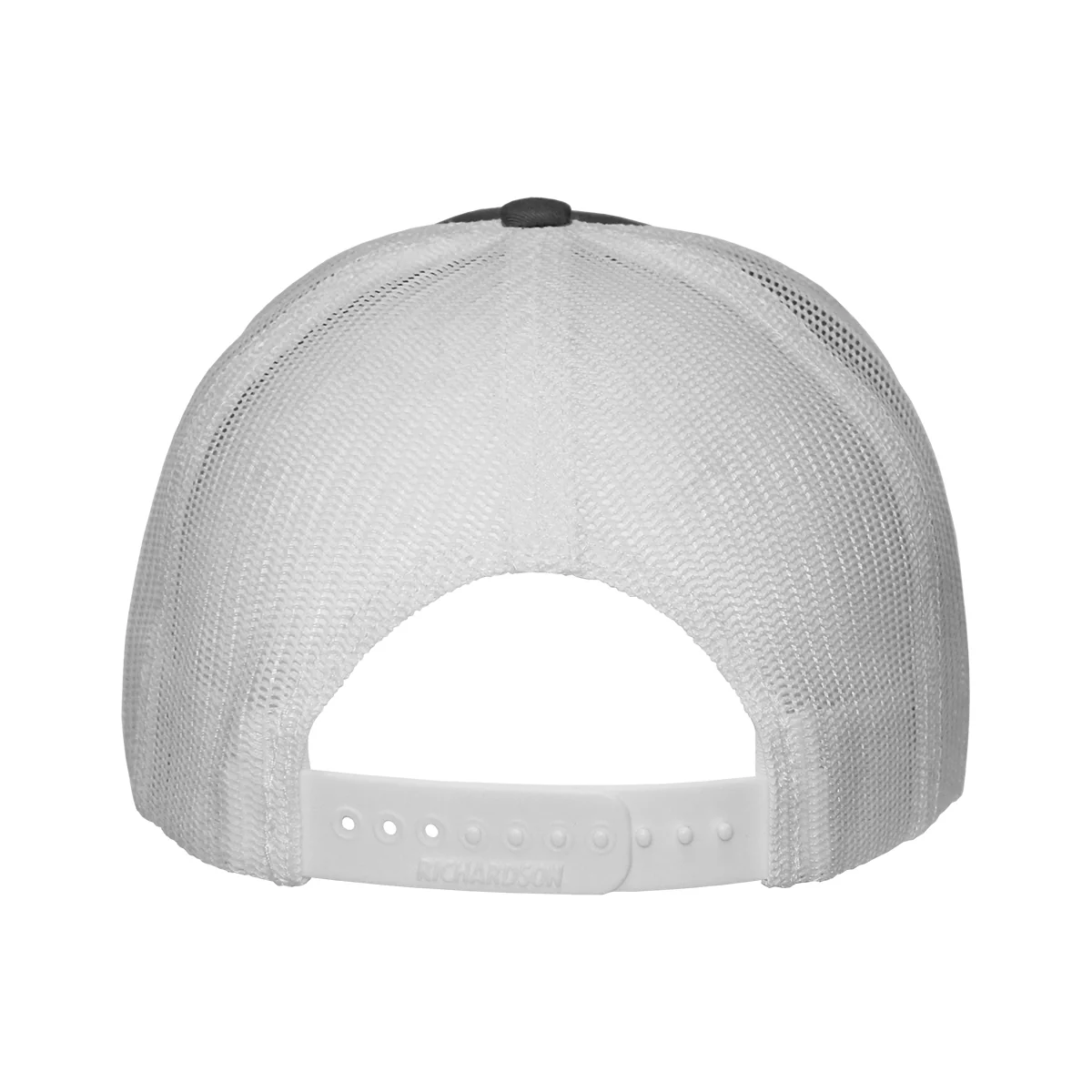 Richardson Headwear Spear Logo Adjustable 5-panel Trucker Cap - Black/White - MoB Apparel