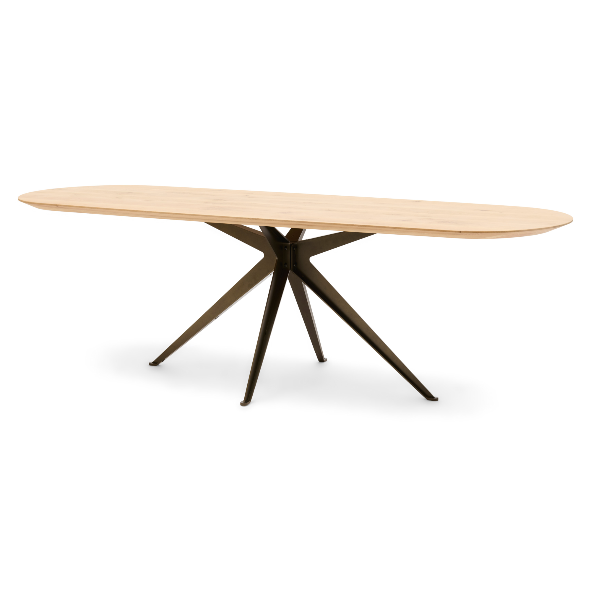 Eettafel Trento groove naturel 240x90 cm