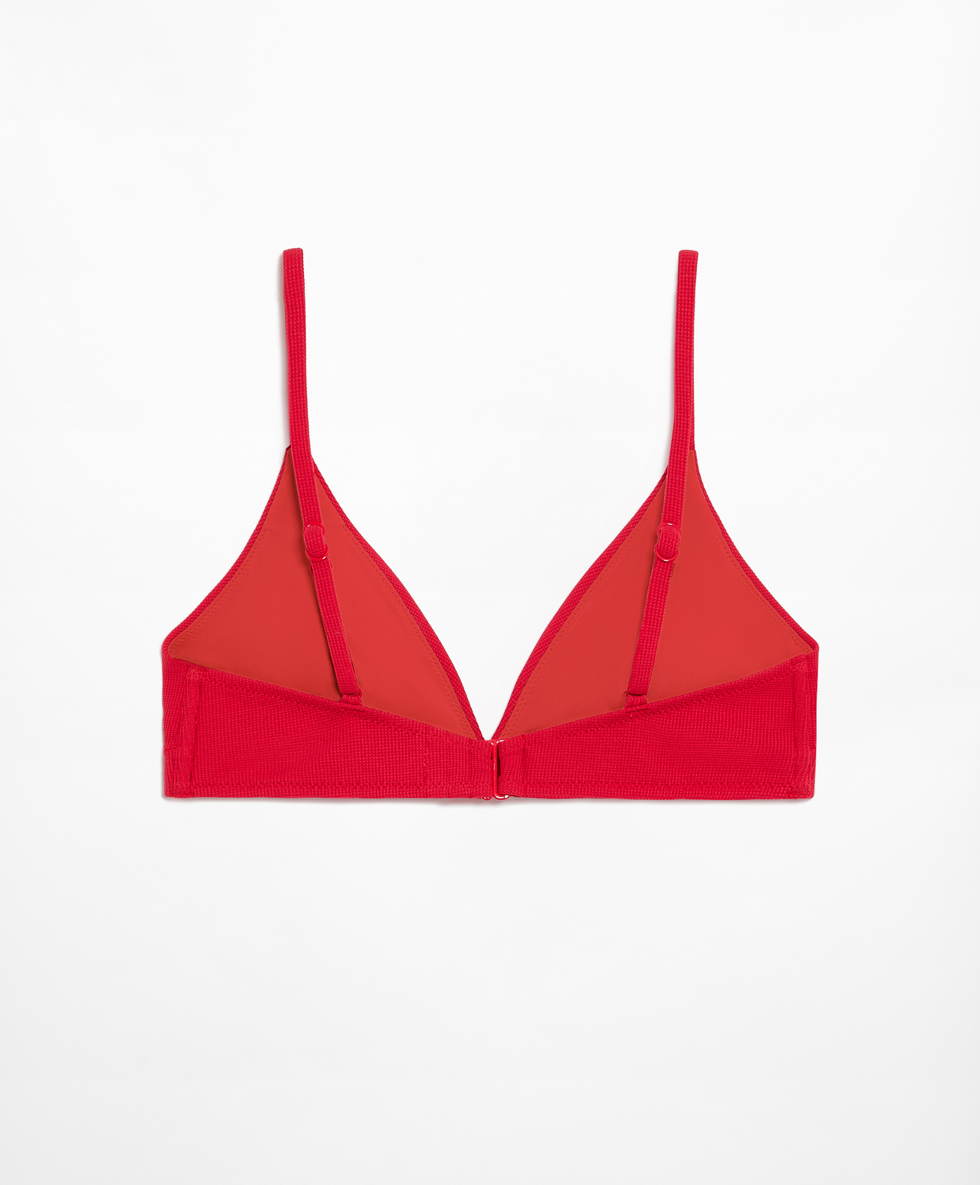 OYSHO Piqué triangle bikini top