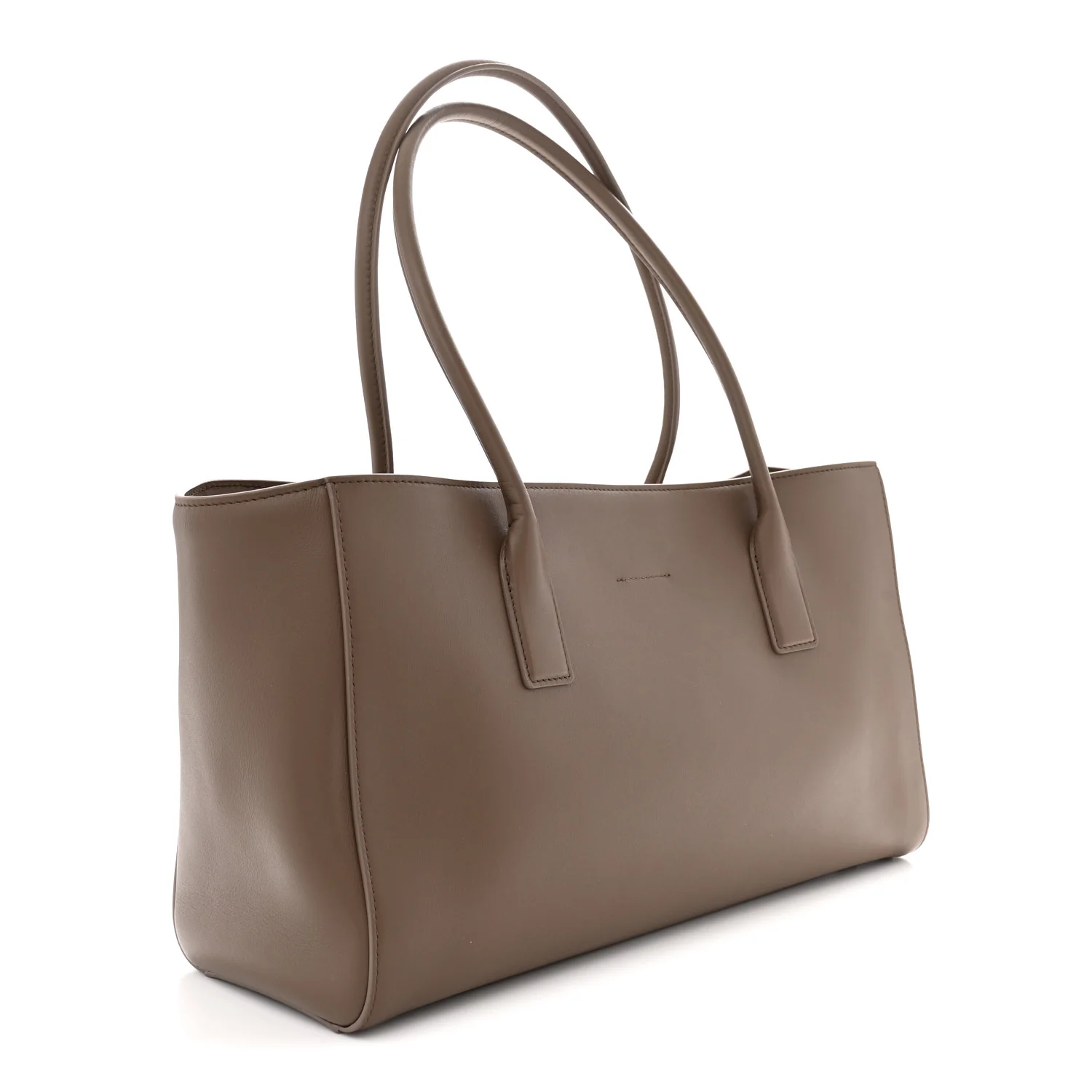 Calfskin Archetype Small Shopping Tote Brown - Top Club