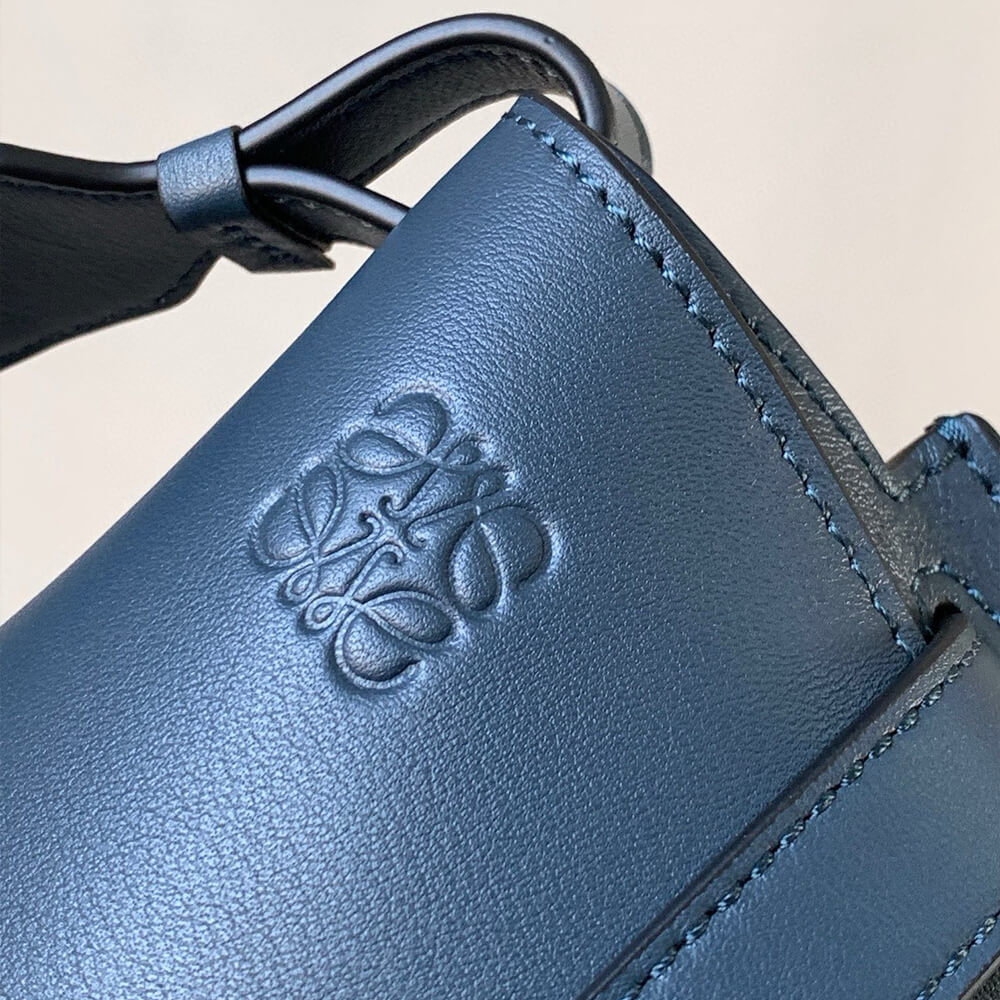 Loewe Small Gate bag in soft calfskin and jacquard - Top Club