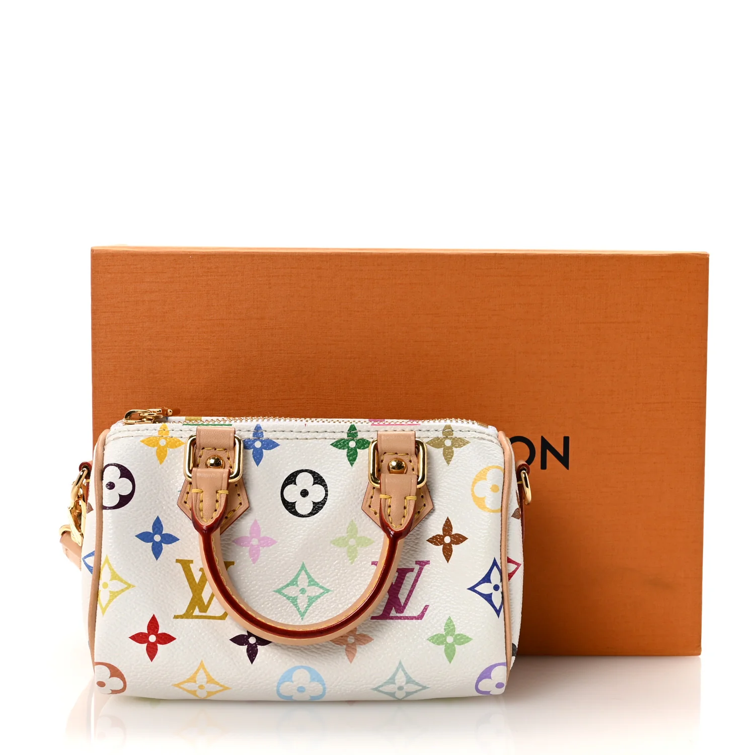 LV X TM Monogram Multicolor Nano Speedy White - Top Club