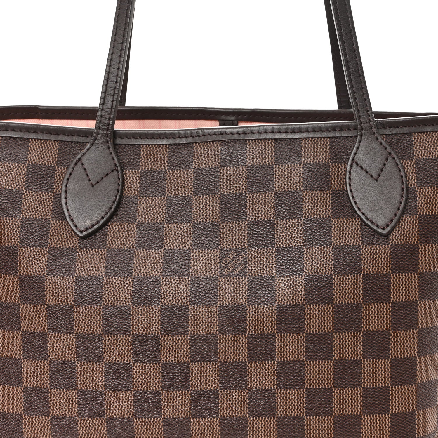 Damier Ebene Neo Neverfull MM Rose Ballerine - Top Club