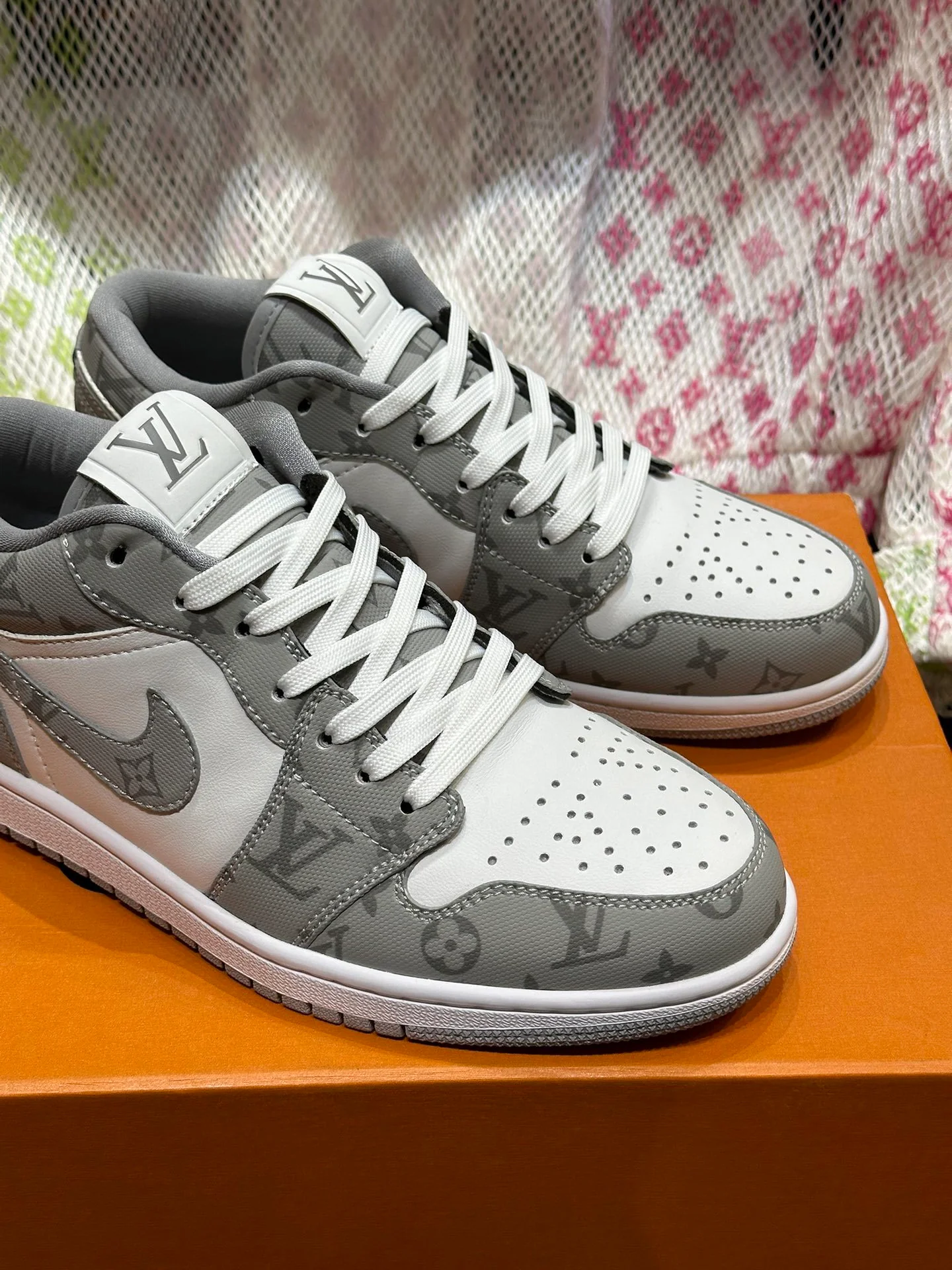 LV x Nike Collaborative Stylish And Comfortable Sneakers - Sneaker Replica Workshop