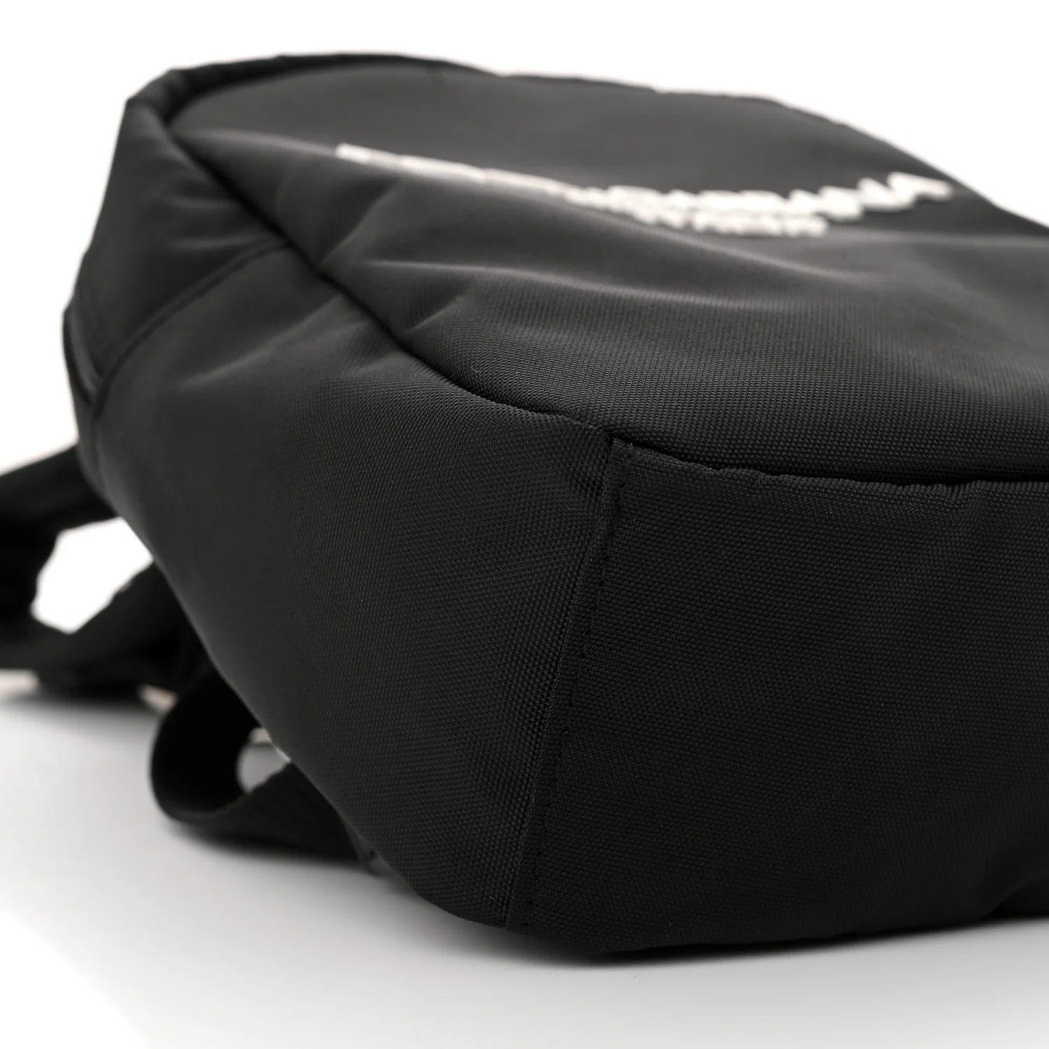 Nylon Logo Childrens Backpack Black - Top Club