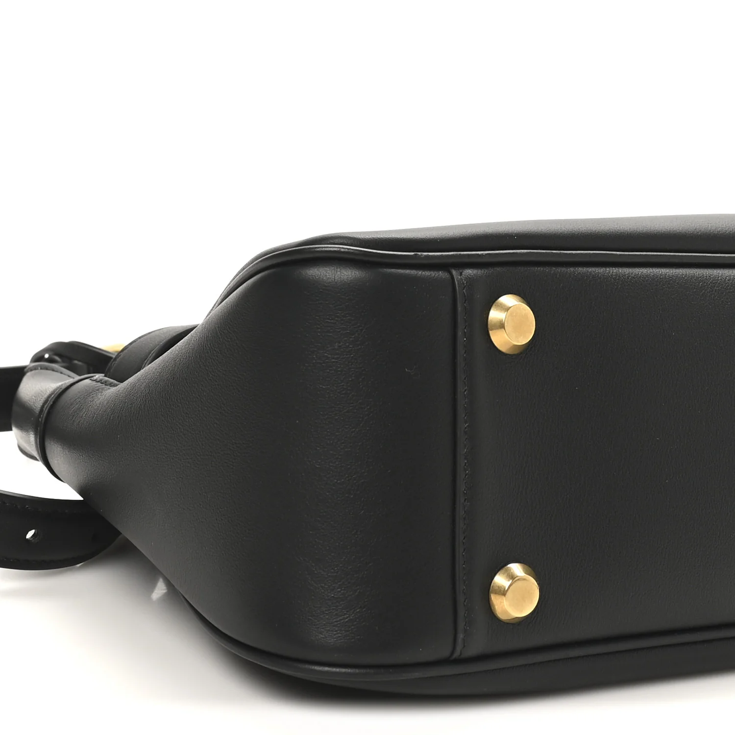 Smooth Calfskin Small Bel Air Shoulder Bag Black - Top Club