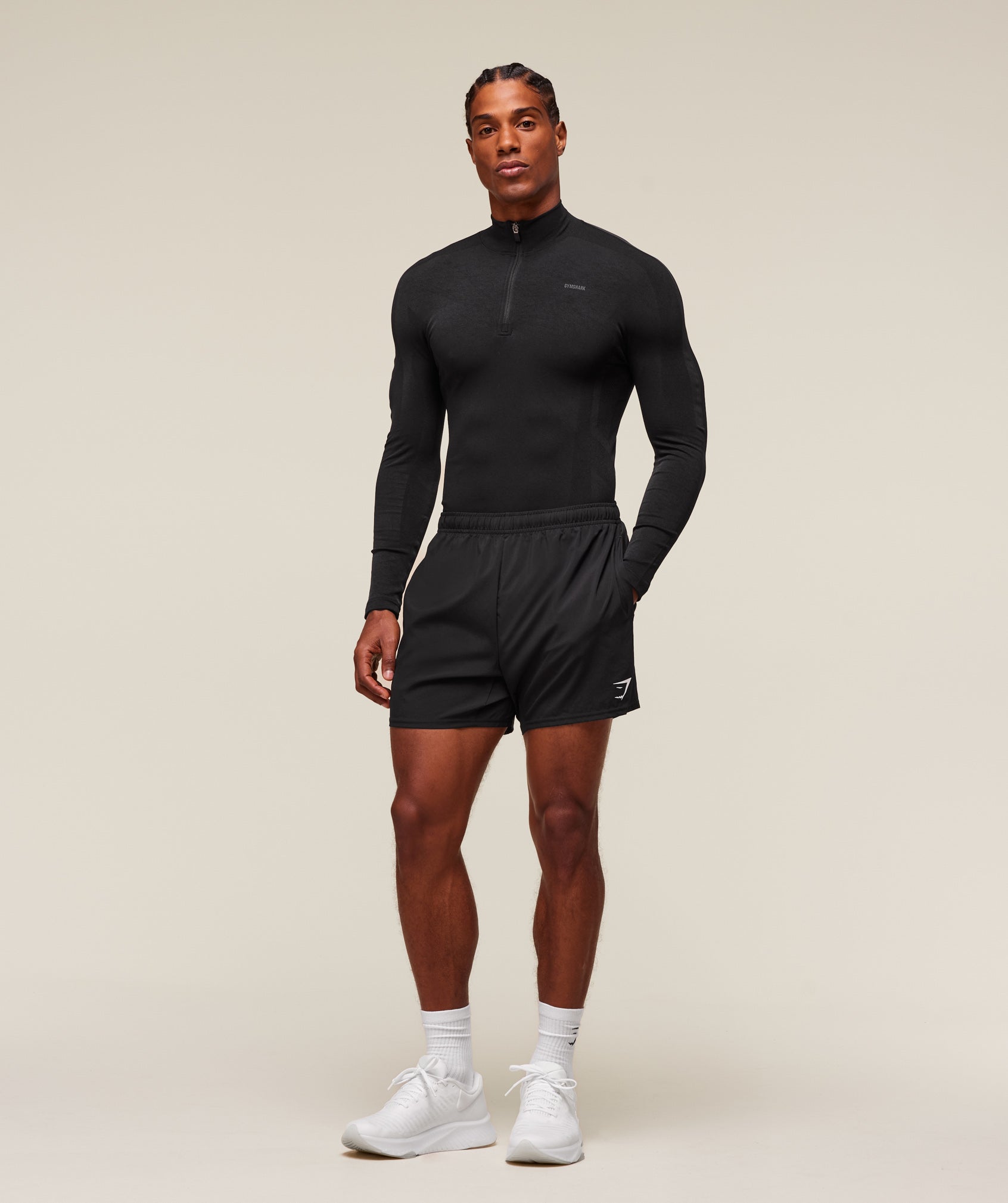 COACH everywear Warp Knit 1/4 Zip