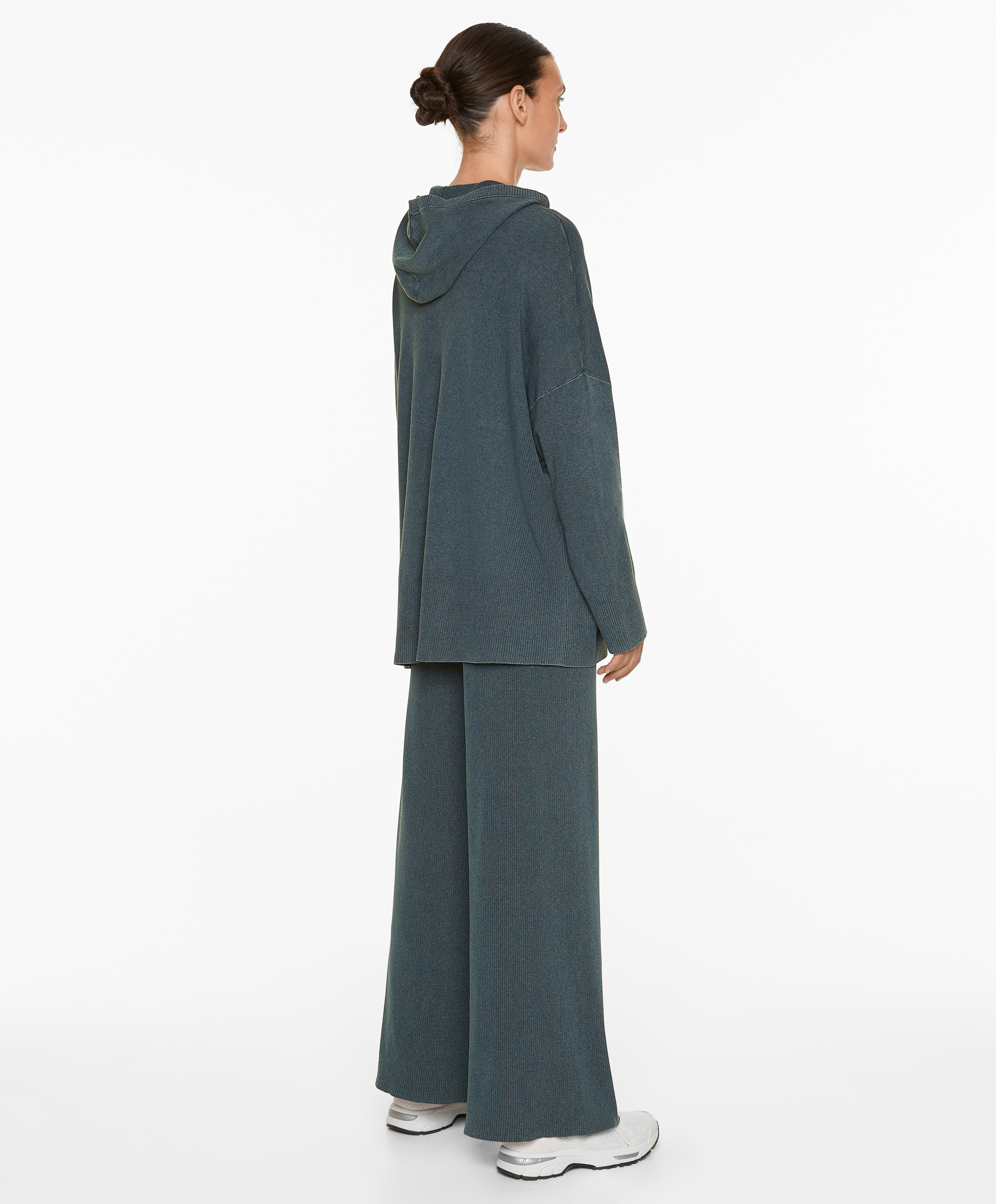 OYSHO Hooded knit sweatshirt