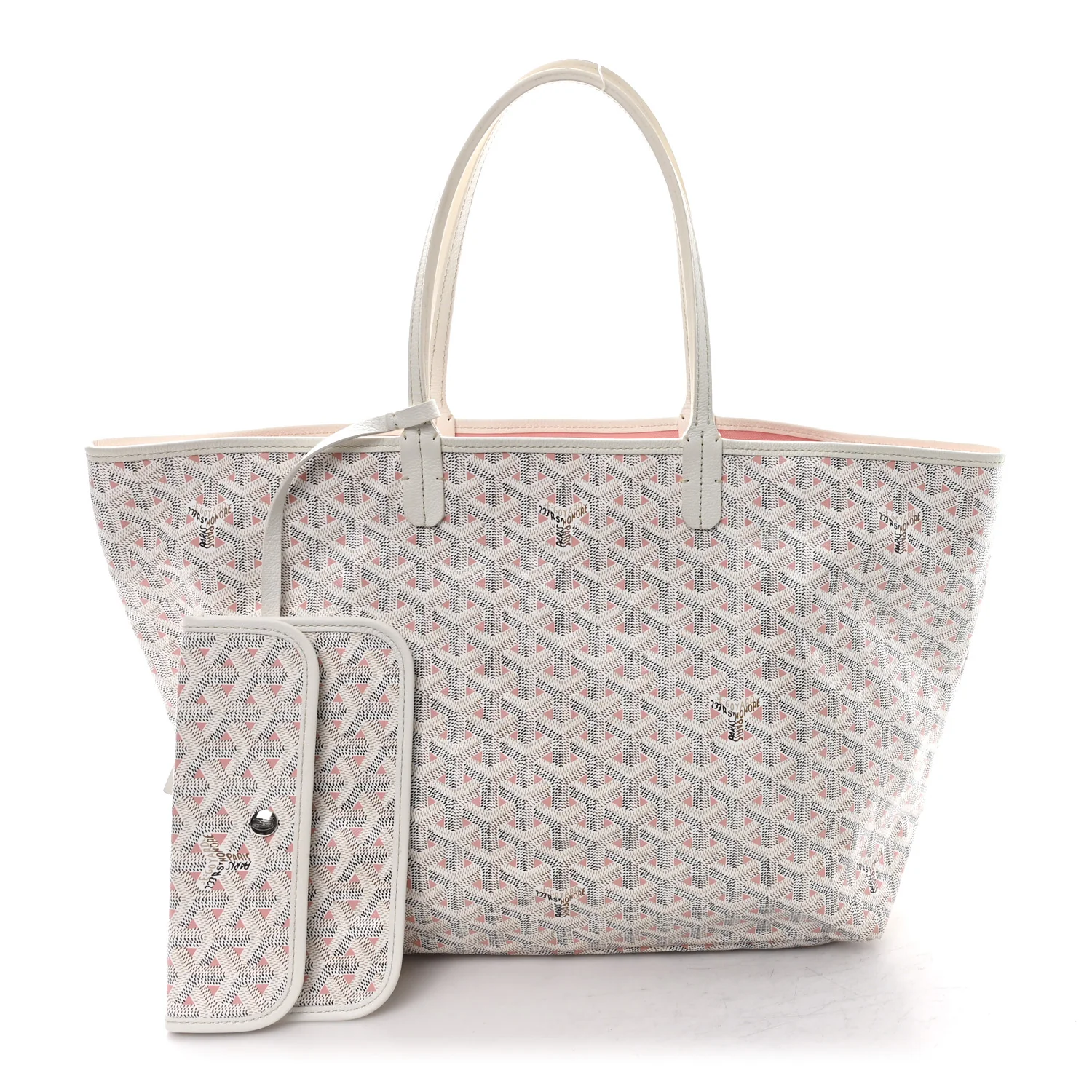 Goyardine Saint Louis Claire Voie PM White Pink - Top Club