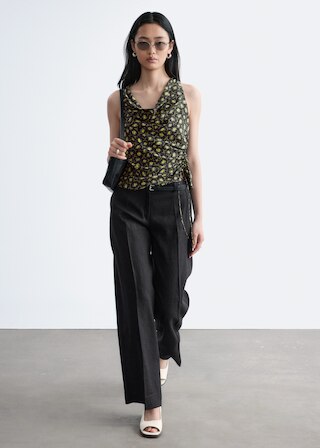 & Other Stories TAILORED LINEN TROUSERS