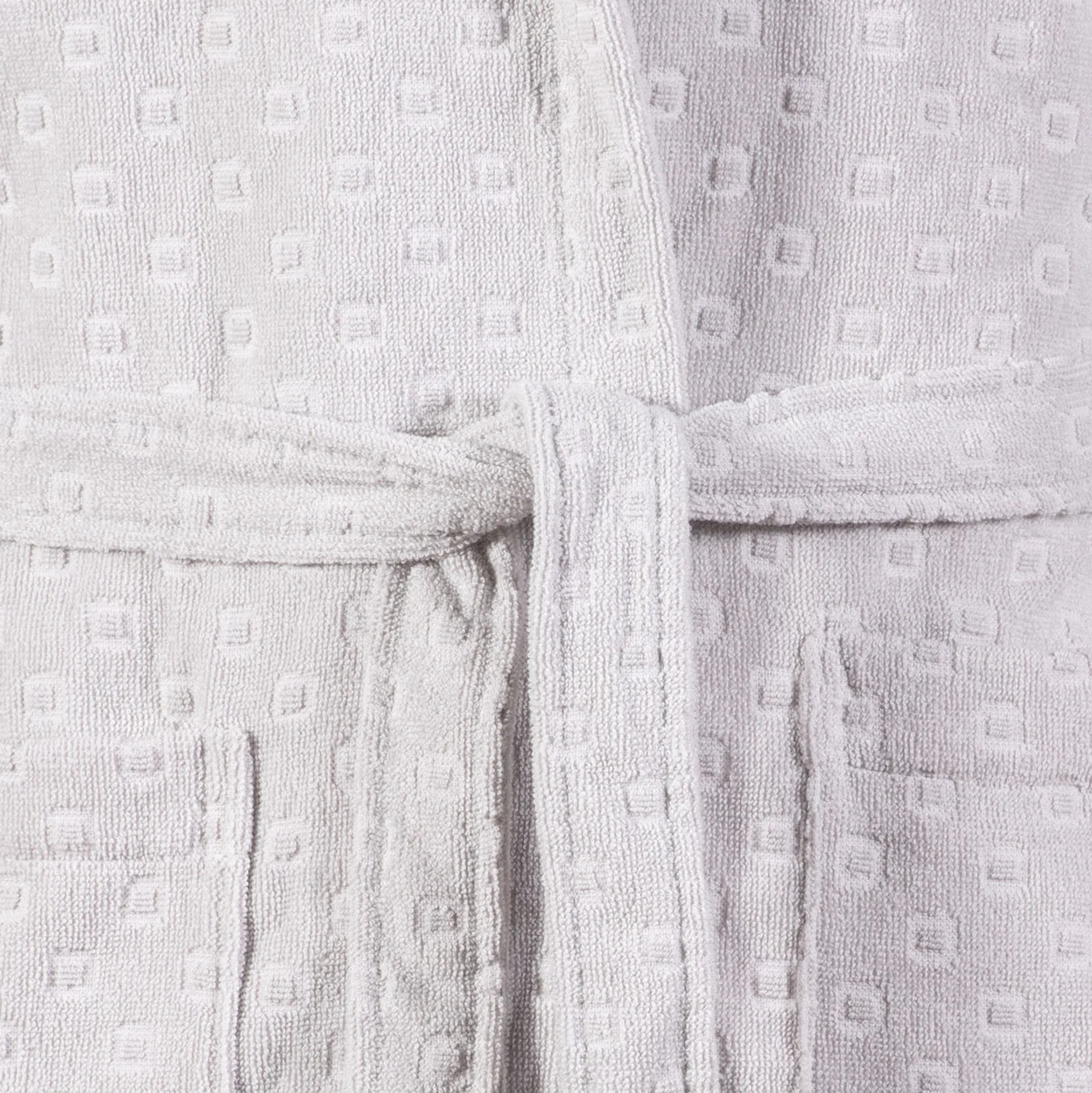 Accappatoio Con Cappuccio In Spugna Burano Xxl Light Grey Carrara