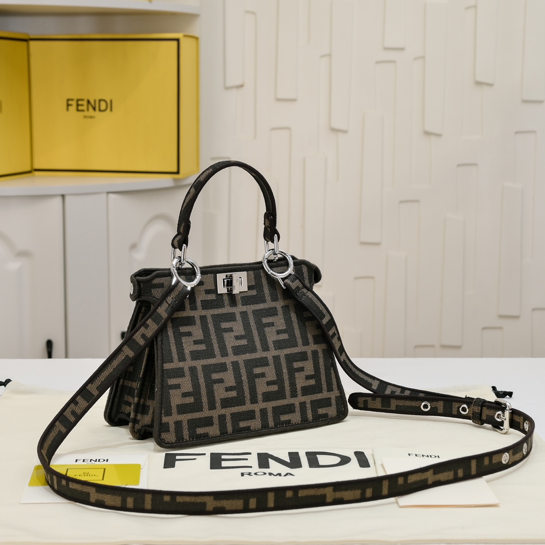Fen Peekaboo ISeeU Petite diamond tote bag - Top Club