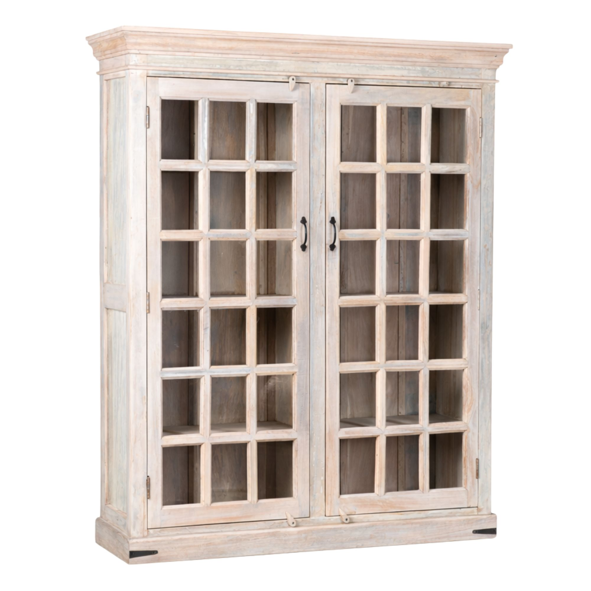 Namrata - Vitrinekast van Gerecycled Hout Vintage