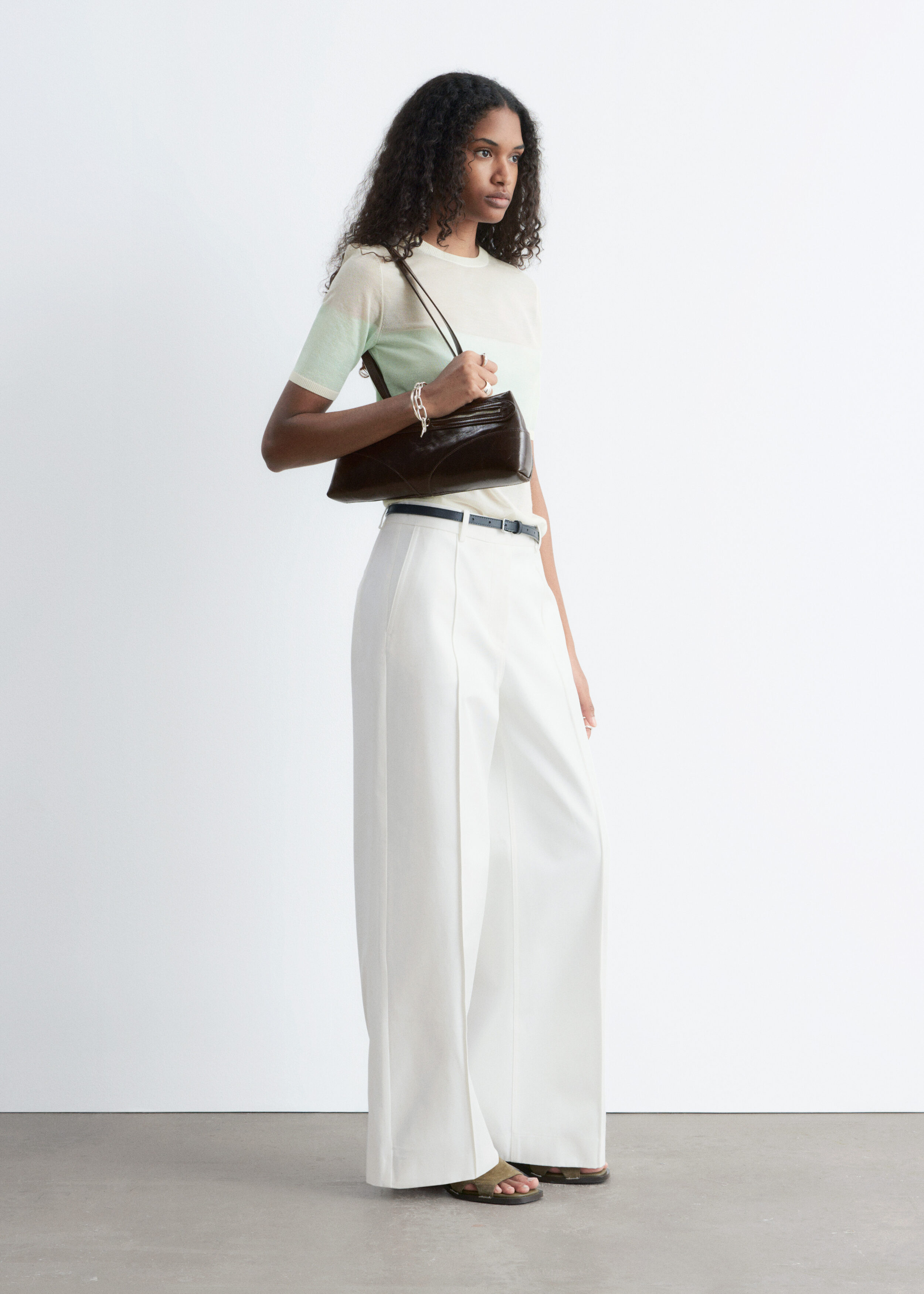& Other Stories FINE-KNIT T-SHIRT