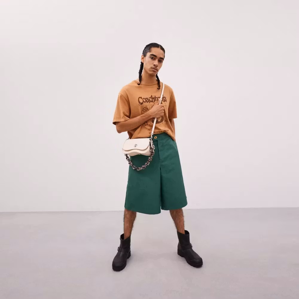 COACH Coach  Wavy Dinky Bag With Crossbody Strap