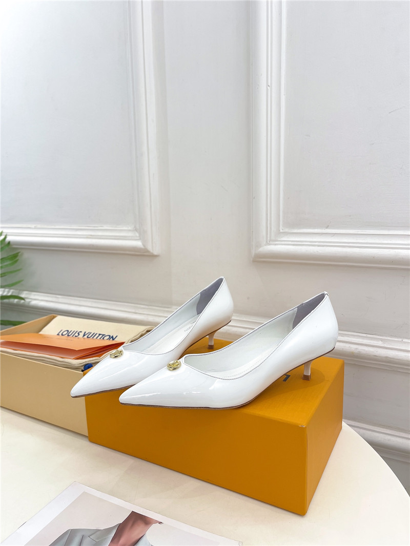 louis vuitton LV new metal buckle pointed toe shoes - Sneaker Replica Workshop