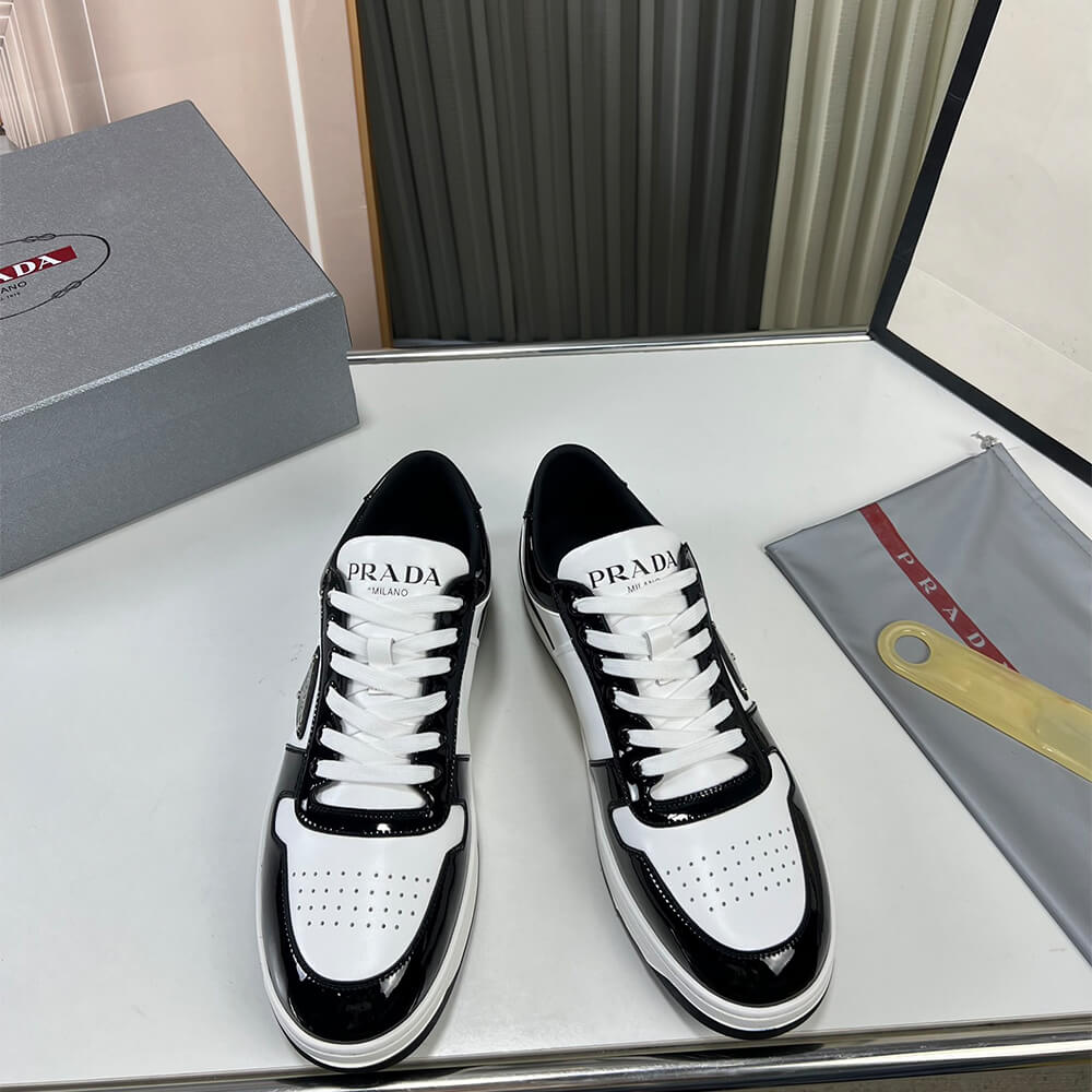 Prada Downtown nappa leather sneakers - Top Club