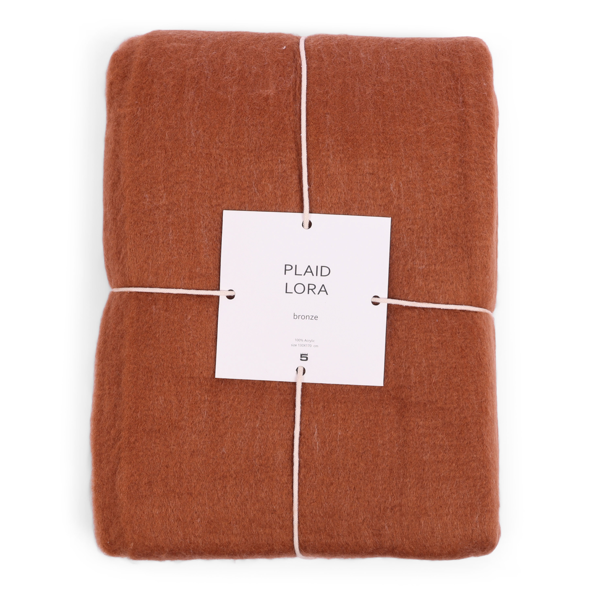 Plaid Lora  bronze 130x170cm